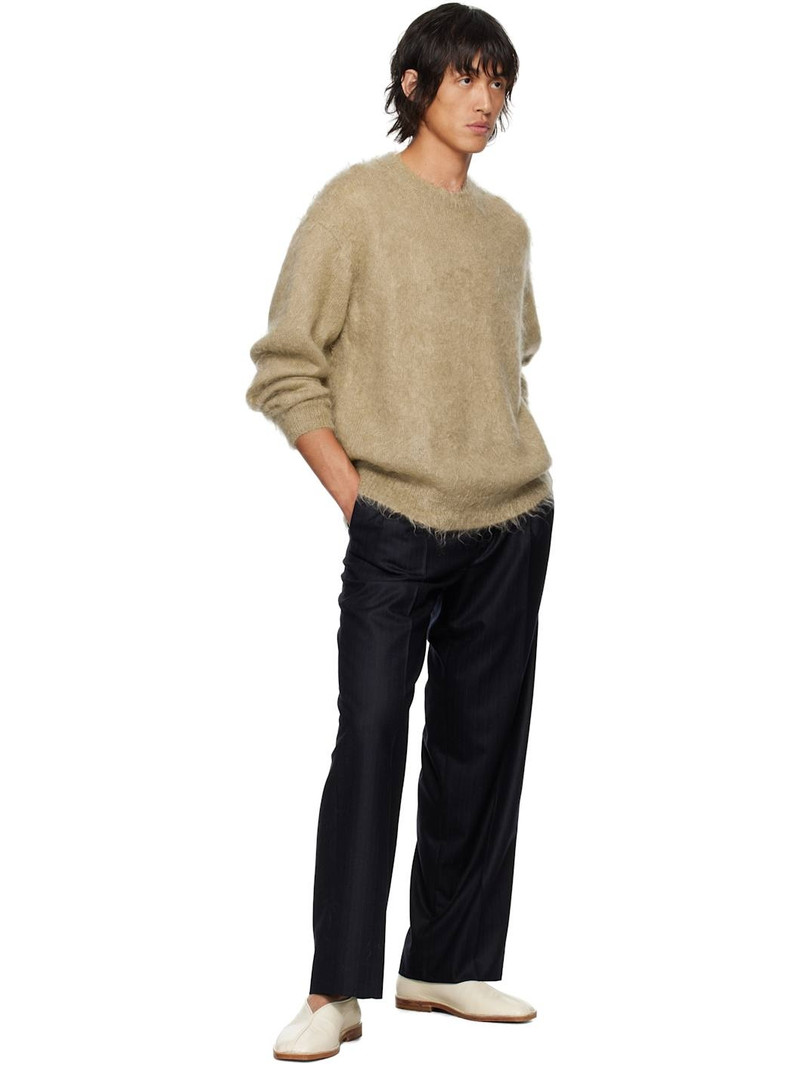 AURALEE Beige Super Kid Mohair Sweater outlook