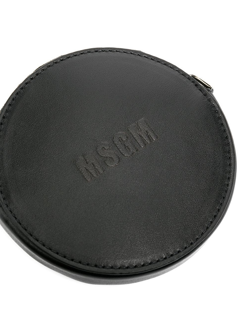 logo-embossed circular mini bag 4