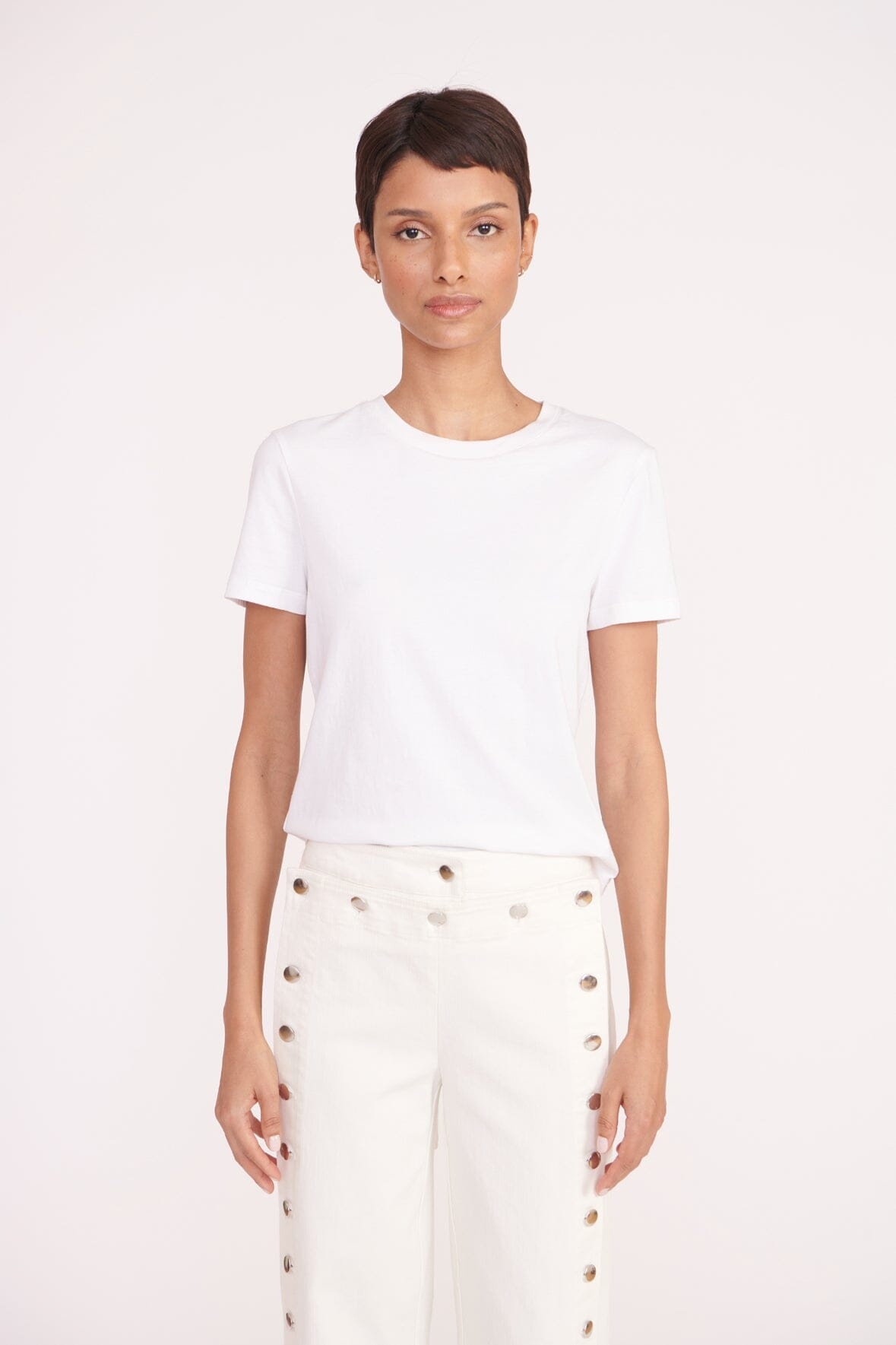 STAUD CARTER PANT WHITE - 5