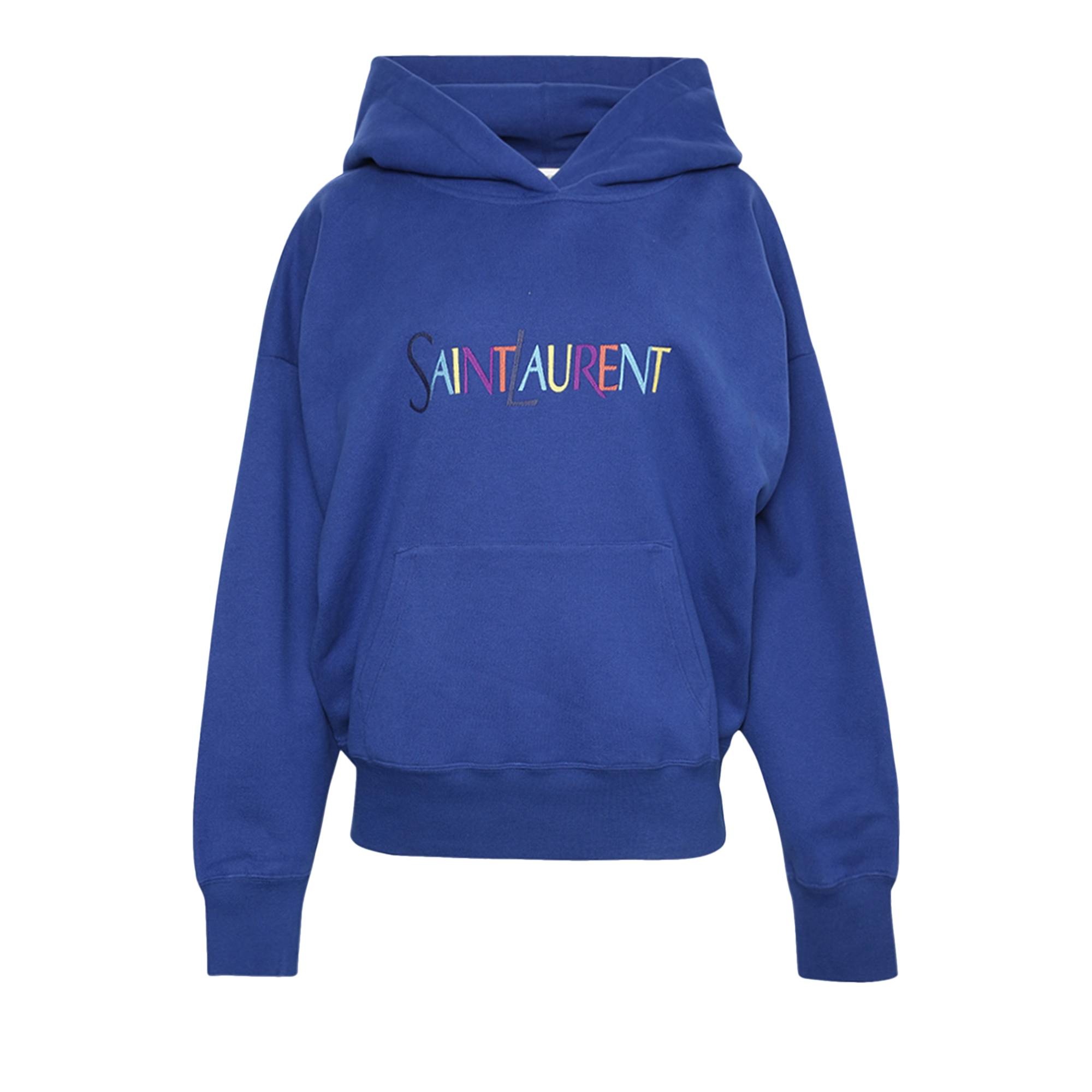 Saint Laurent Hoodie 'Blue/Multicolor' - 1