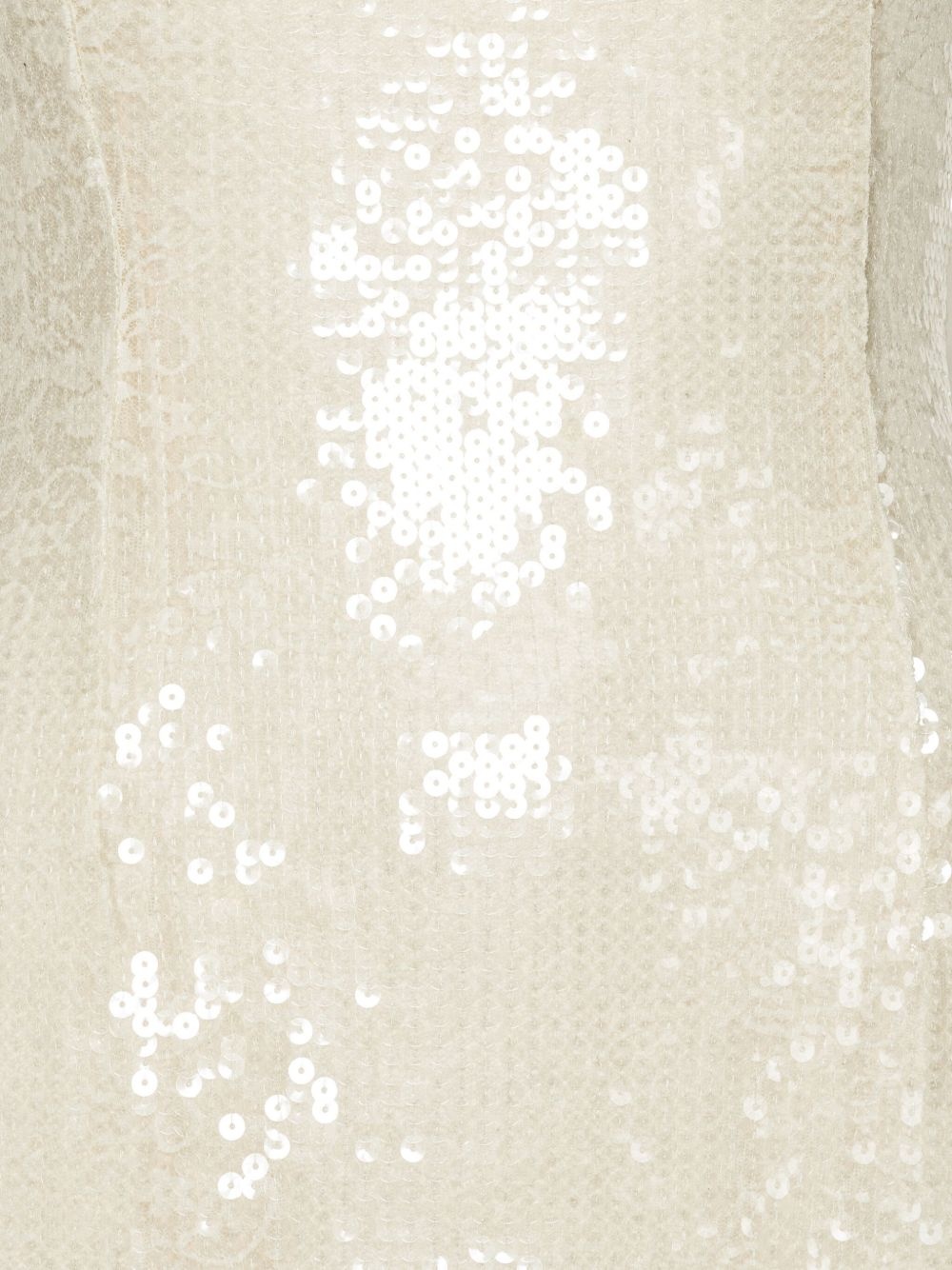sequin-embellished ruffled gown - 6