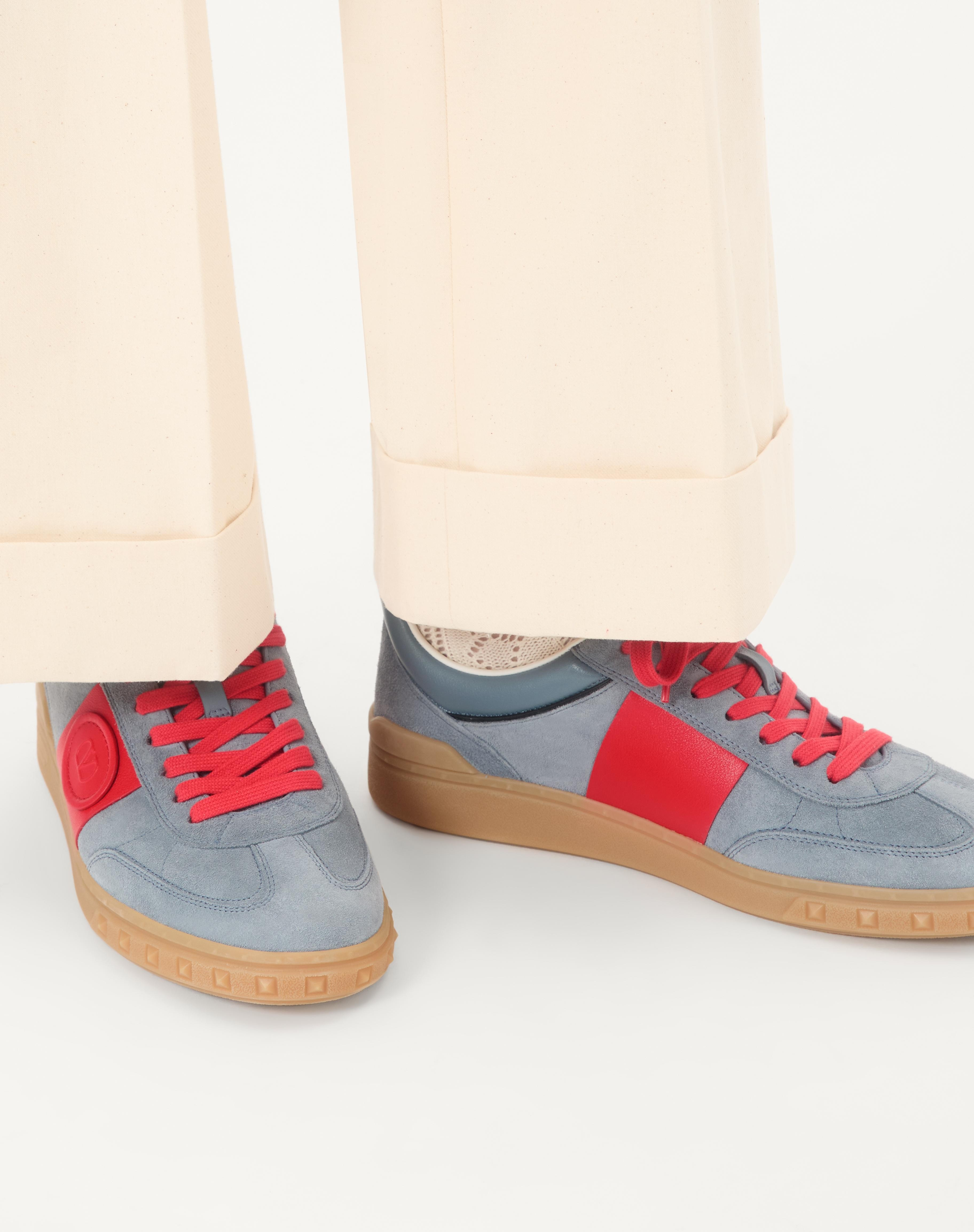 UPVILLAGE LOW TOP SNEAKER IN SPLIT LEATHER AND CALFSKIN NAPPA LEATHER - 2