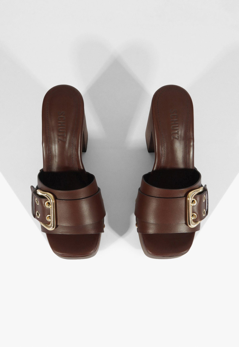 Irie Platform Leather Sandal 5