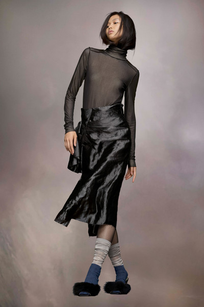 Maison Margiela Metal silk skirt outlook