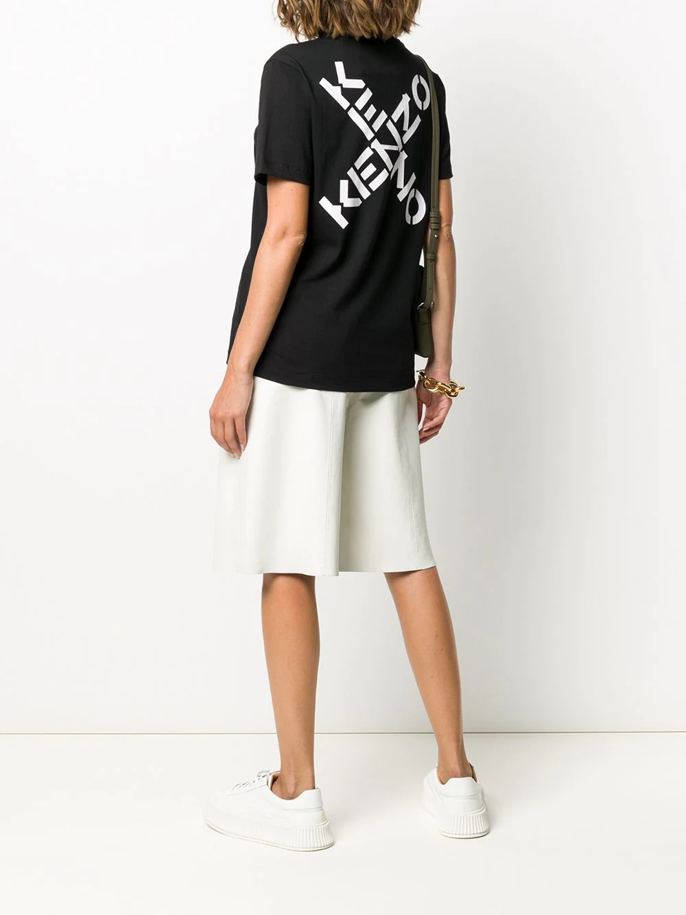 cross logo-print T-shirt - 2