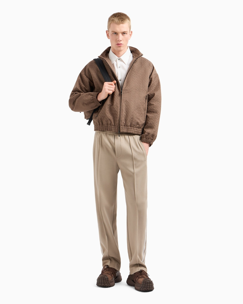 EMPORIO ARMANI JERSEY TROUSERS WITH LOGO BANDS outlook