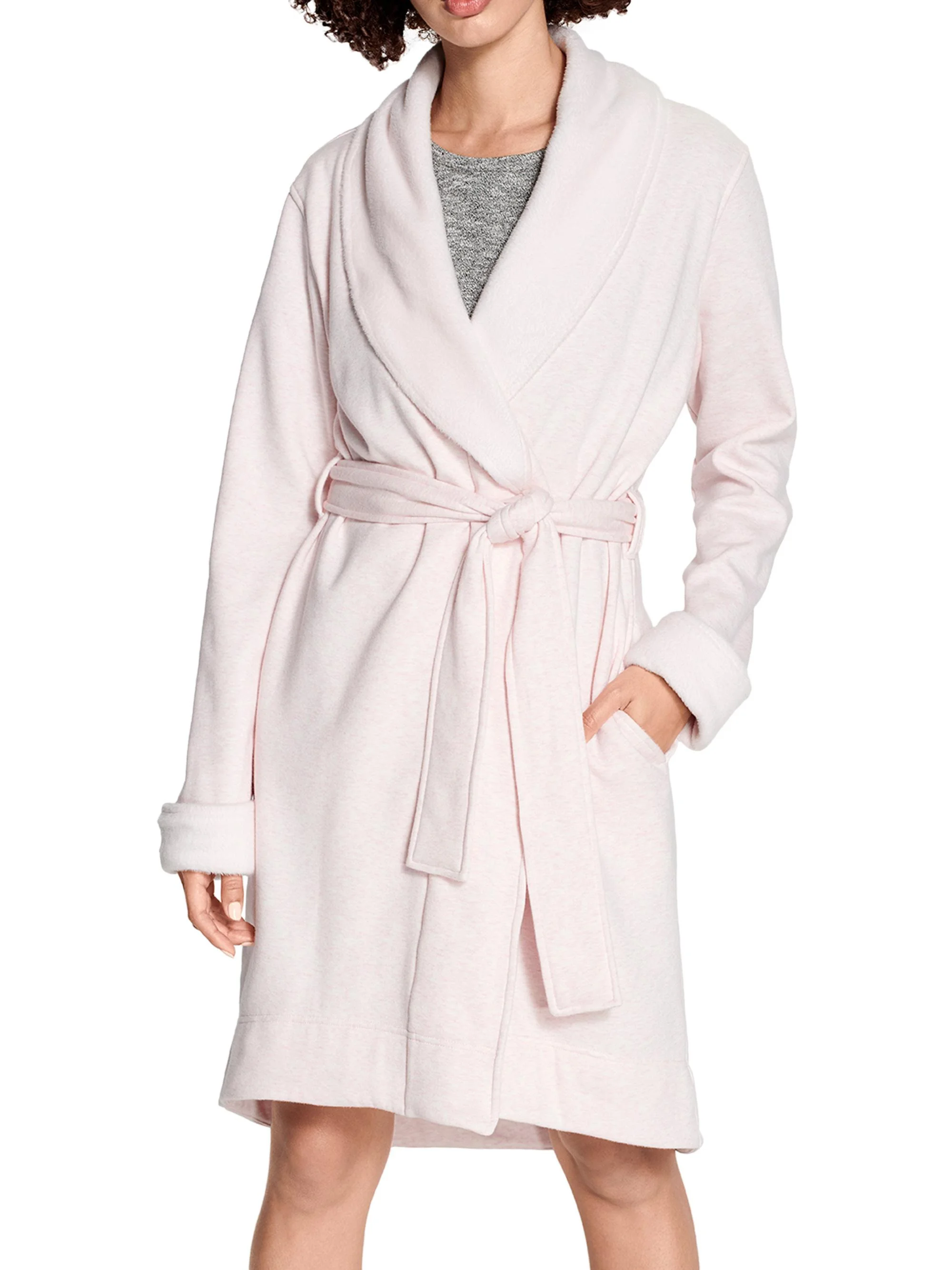 Women's Blanche II Fleece Robe - Seashell Pink - 1