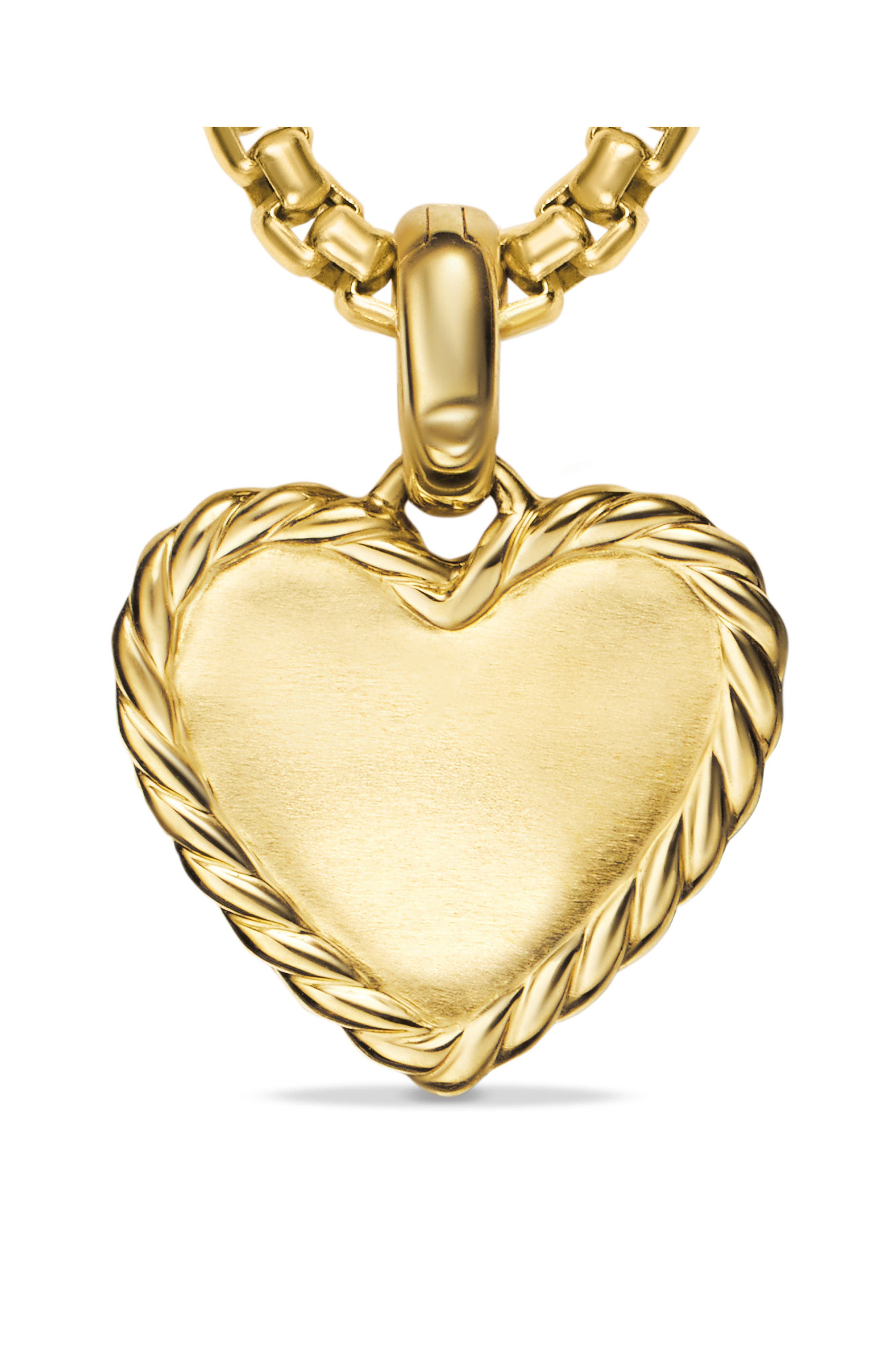David Yurman Pavé Diamond Heart Enhancer in 18K Gold at Nordstrom - 5