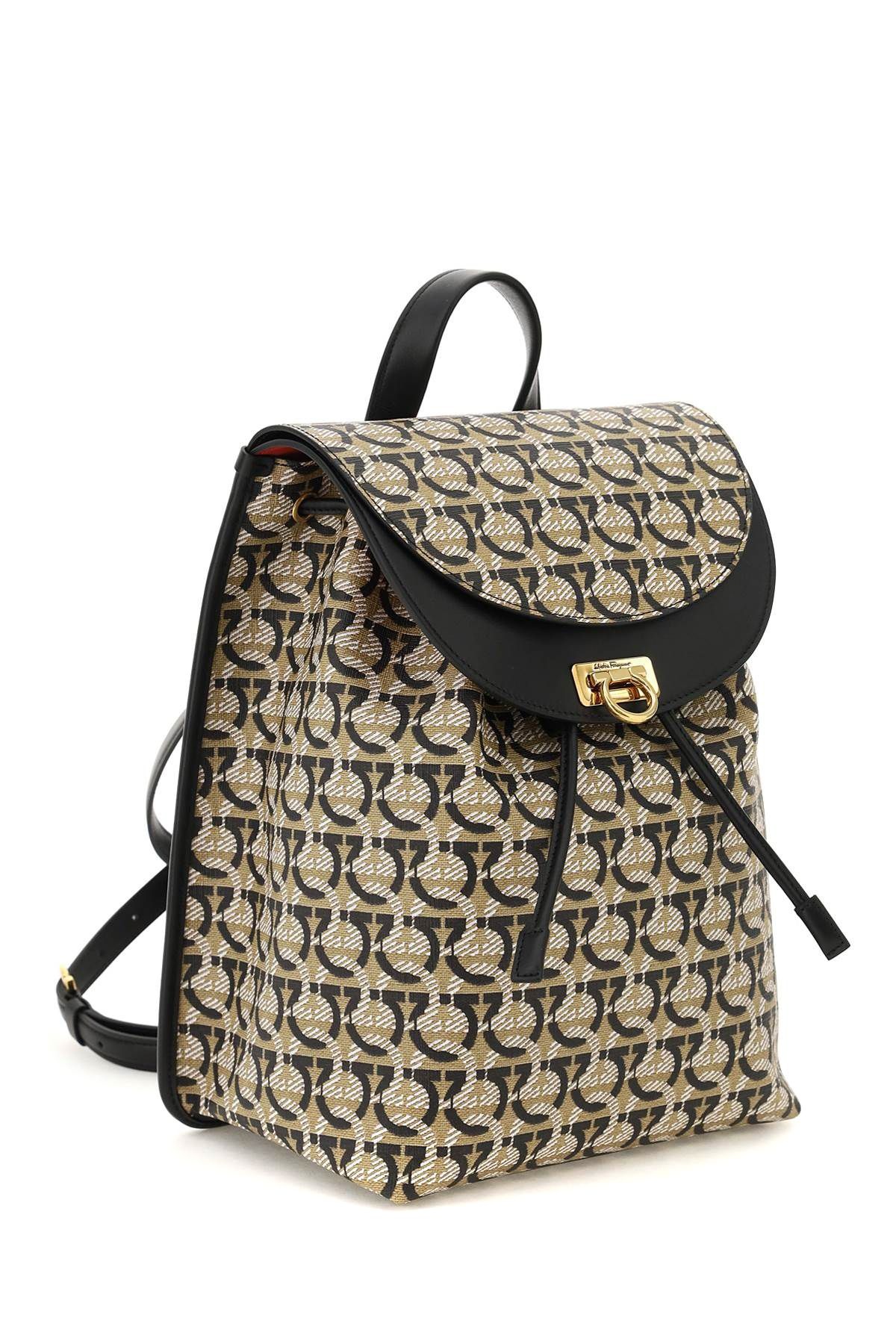 COATED CANVAS GANCINI BACKPACK - 3