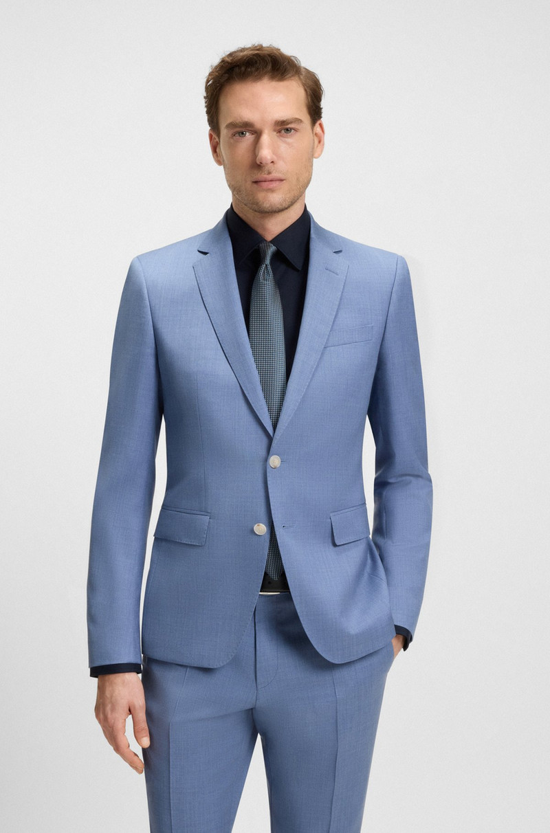 BOSS SILK TIE WITH MICRO PATTERN outlook