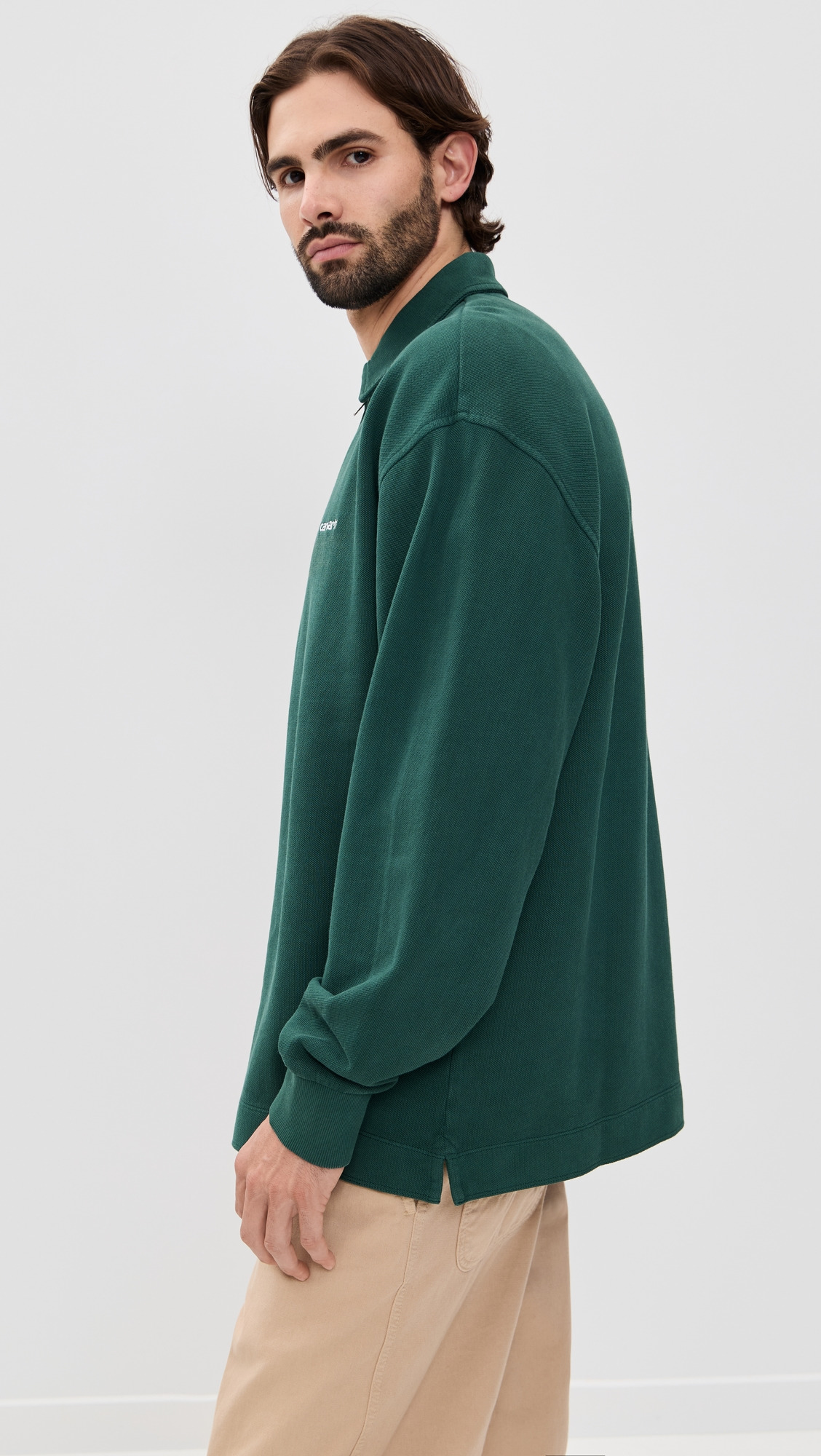 Piqu Script Sweater - 3