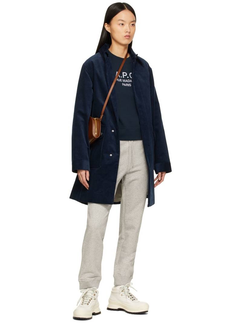 A.P.C. Navy Tina Sweatshirt outlook