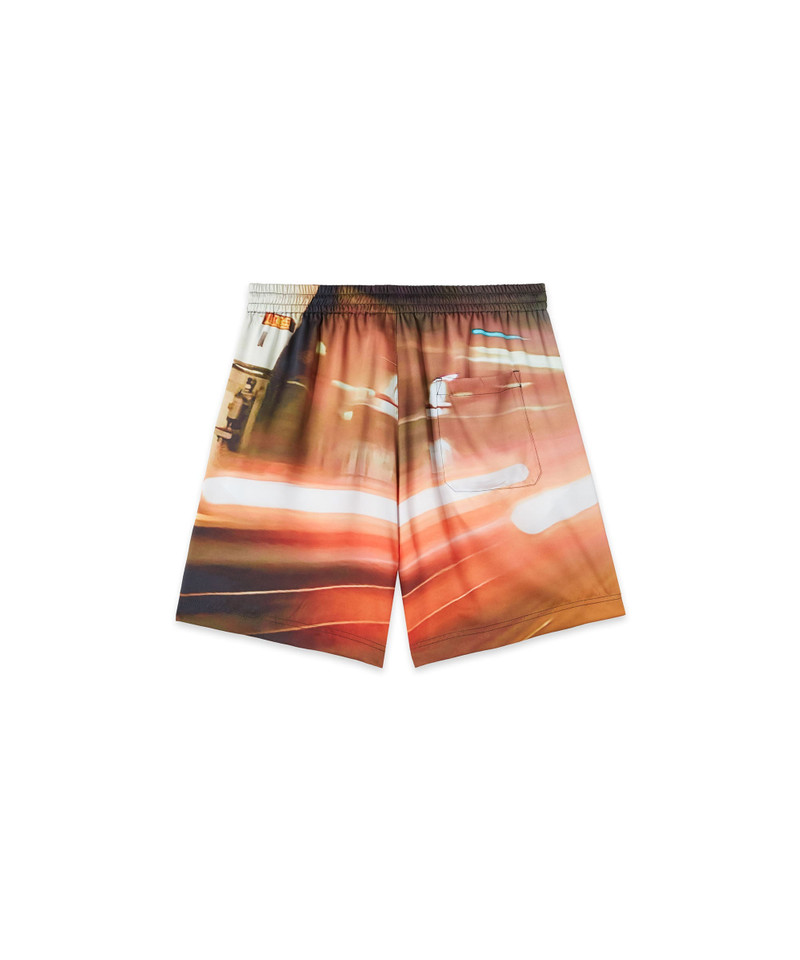 MSGM MSGM x Google Pixel "Night Metro" print Allover Shorts outlook
