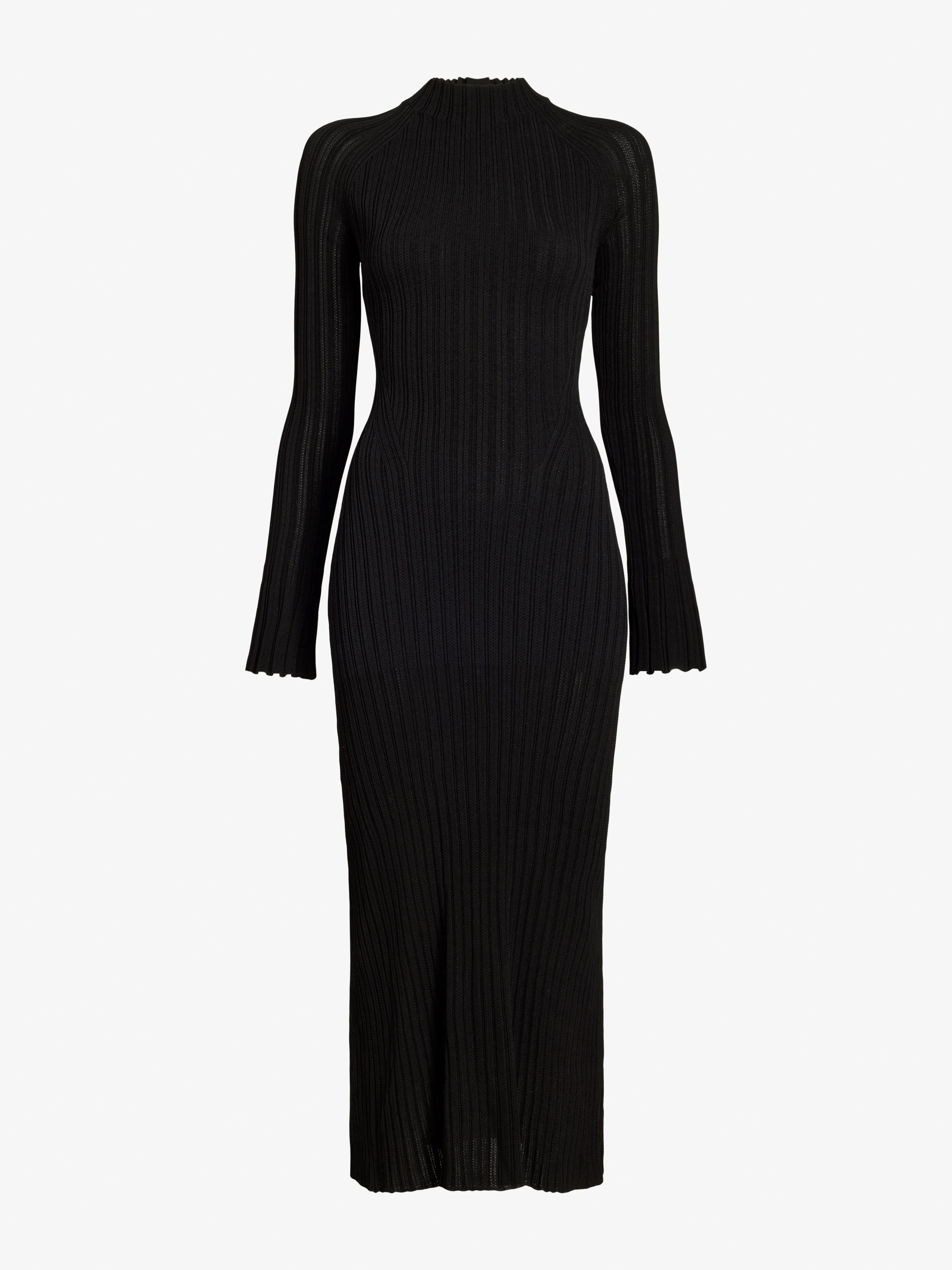 Roux Dress in Viscose Silk Rib - 1