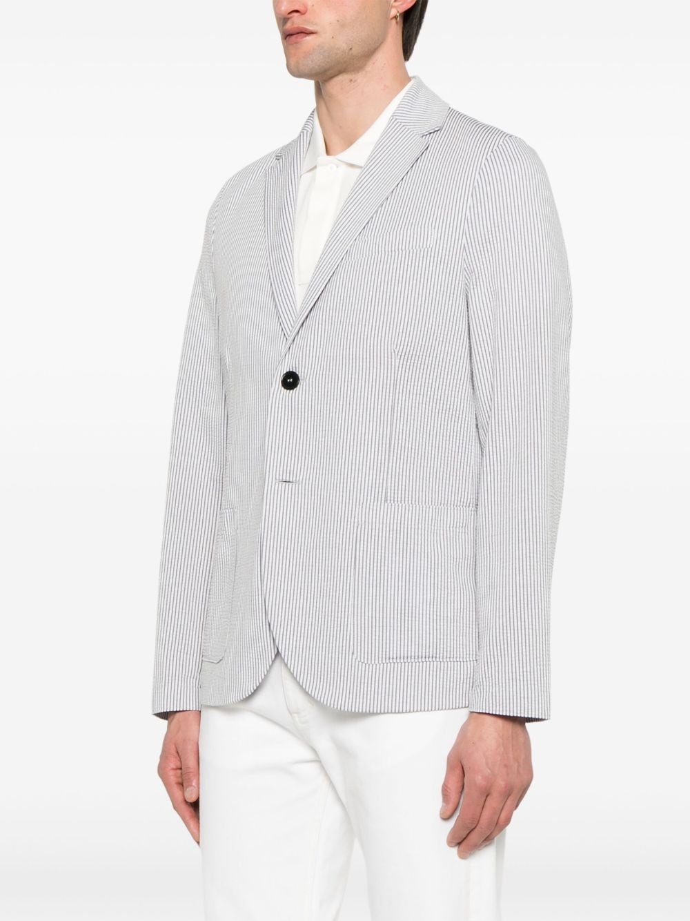 seersucker blazer - 3
