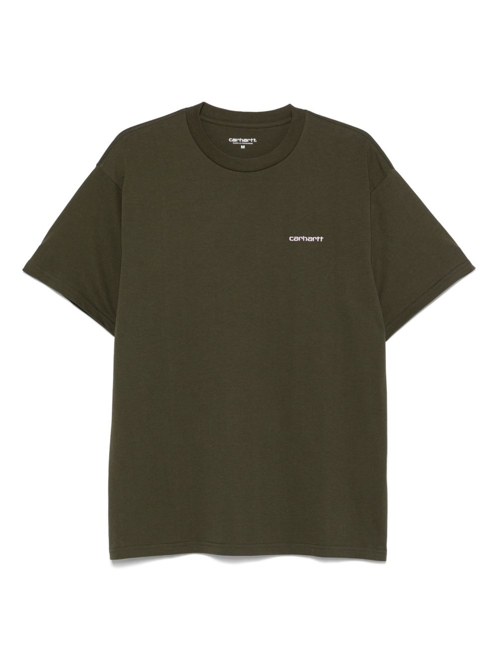 Script-embroidery T-shirt - 1