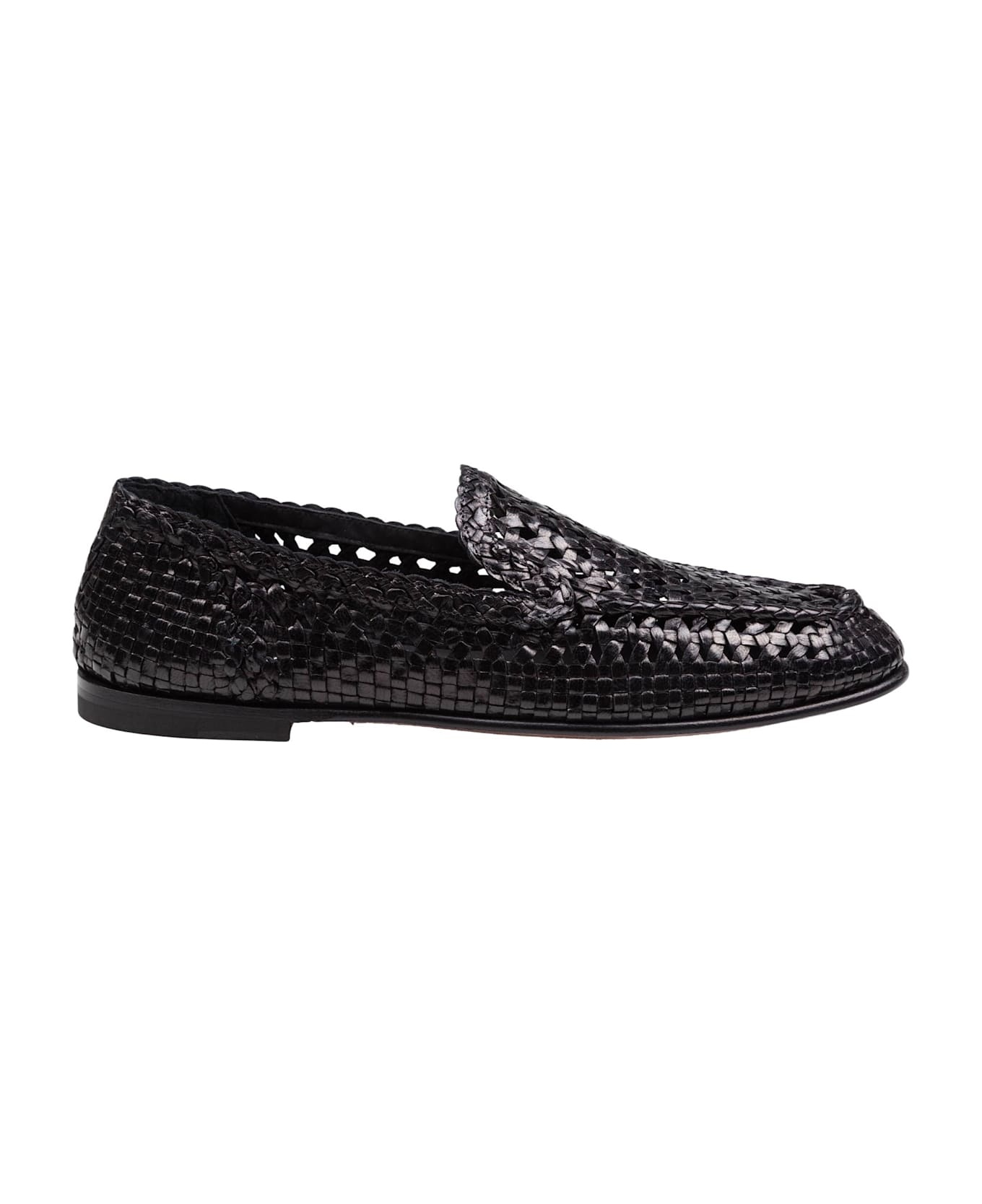 Slipper In Polished Goatskin Color Black - 1