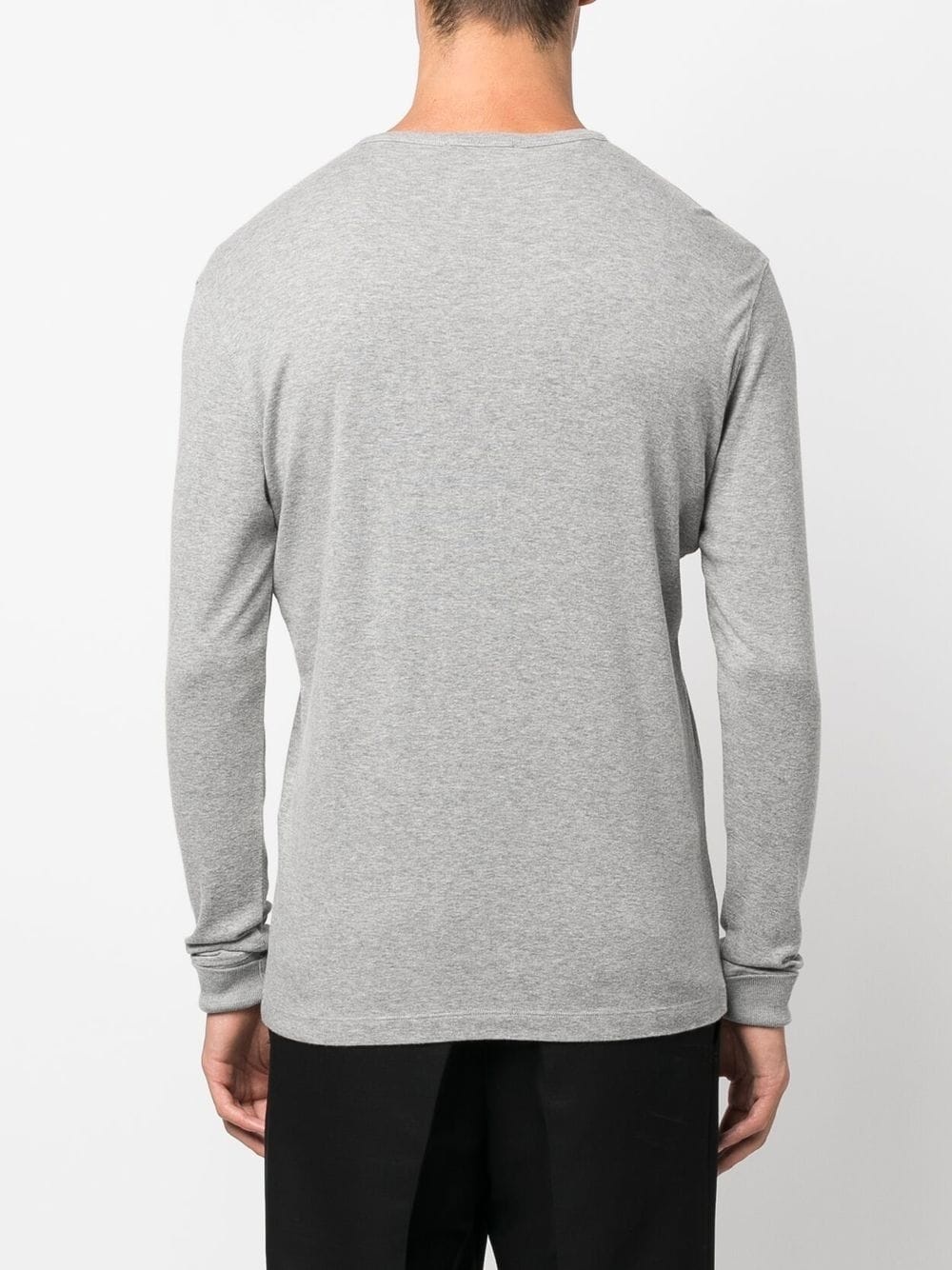 half-button long-sleeve T-shirt - 4