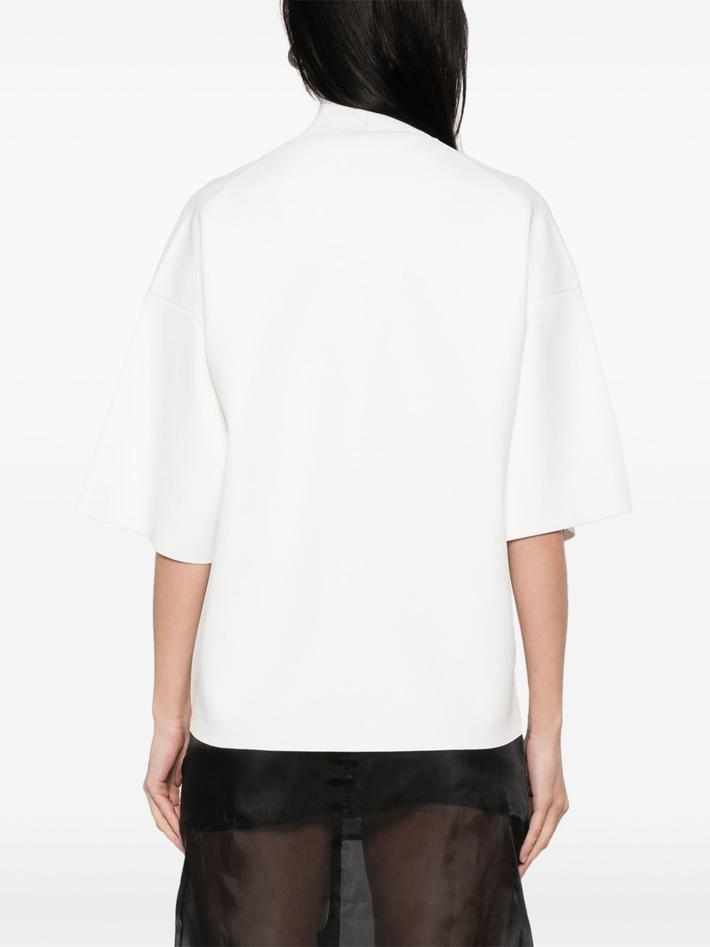 high-neck T-shirt - 4