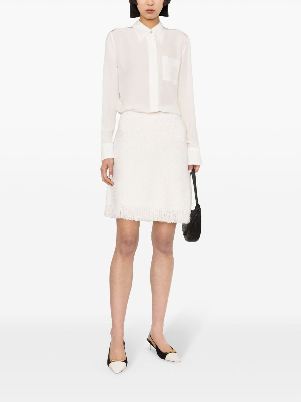 silk crepe de chine shirt - 2
