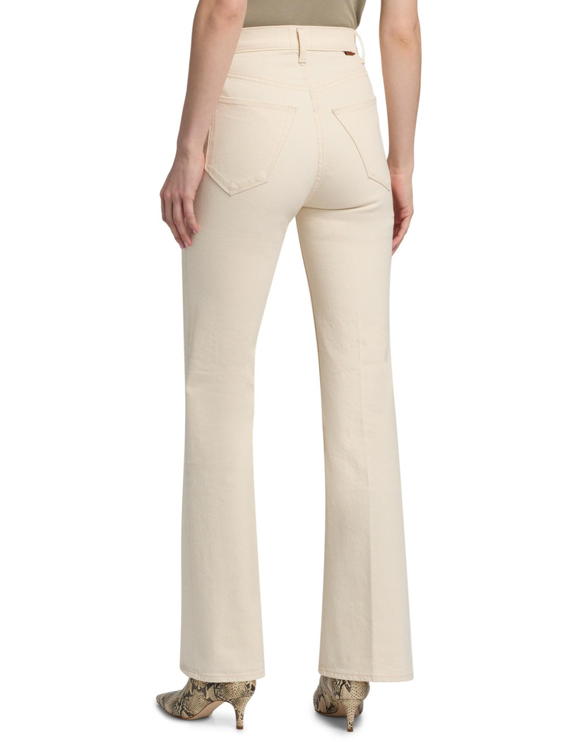 Women's The Crease Bootcut Jeans - Ecru 5