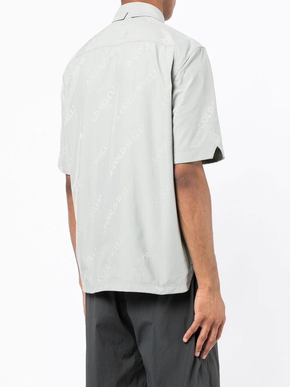 logo-print polo shirt - 8
