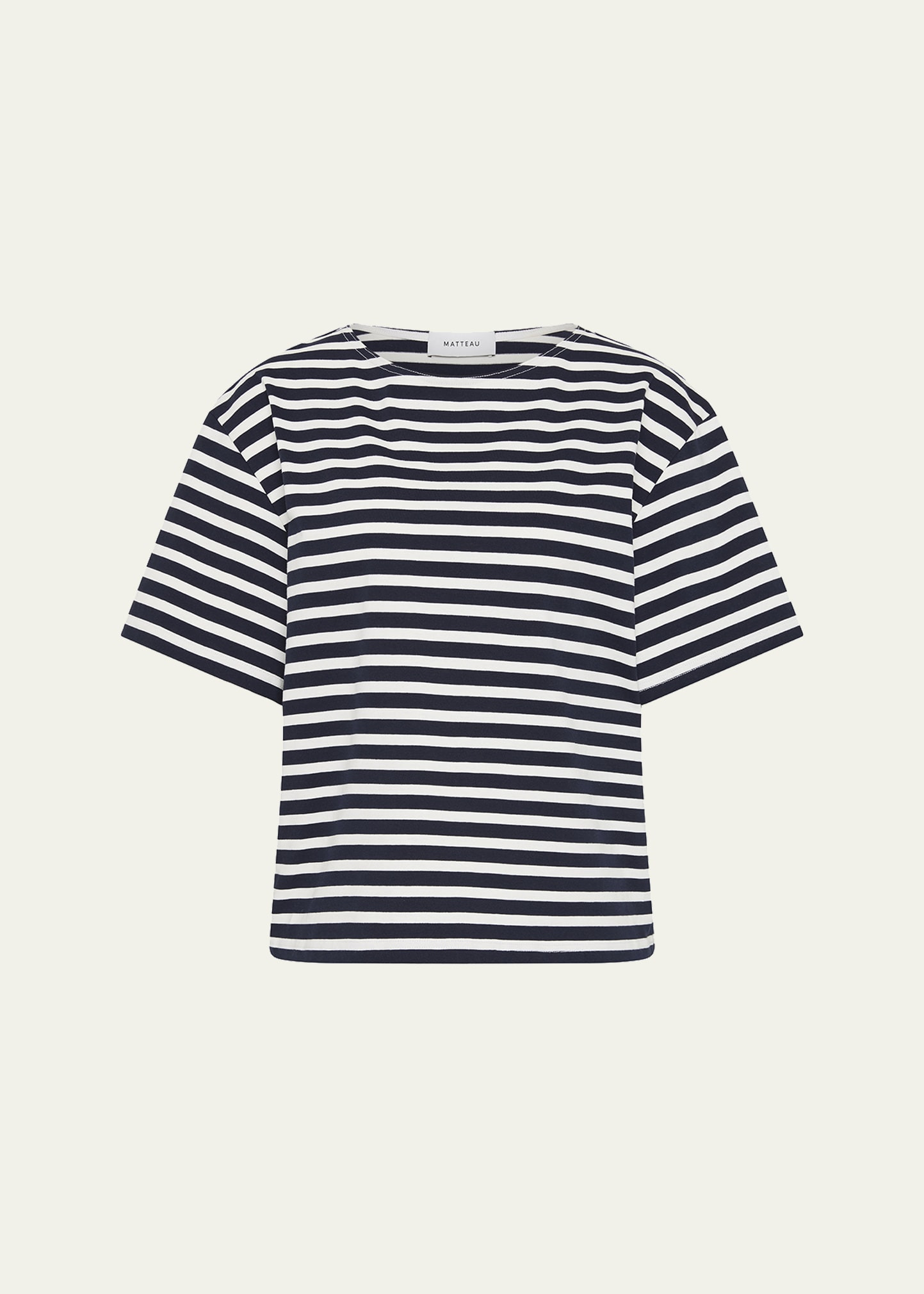 Relaxed Striped Tee - 1