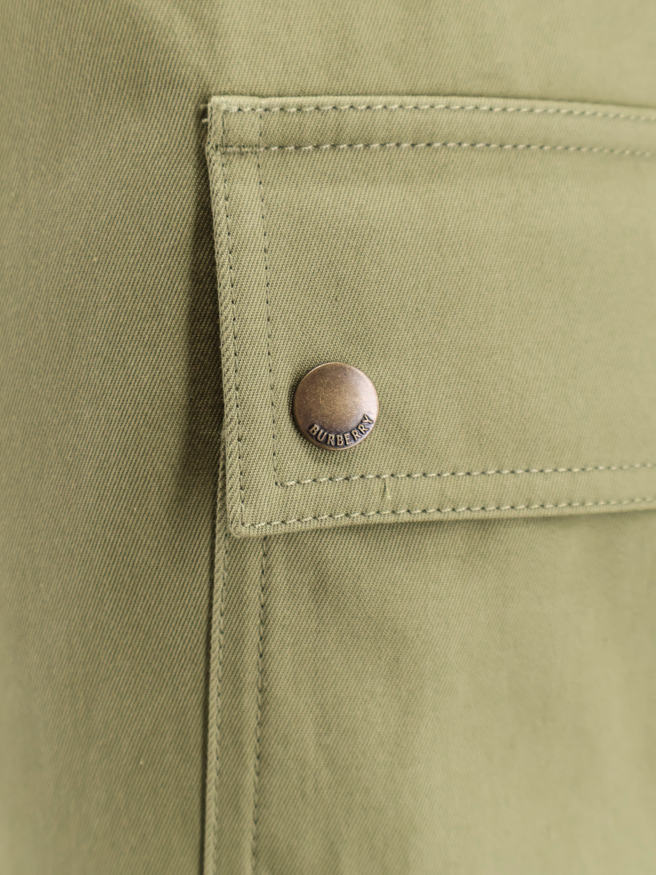 Burberry Men Cotton Trousers With Logo Embroidery - 3
