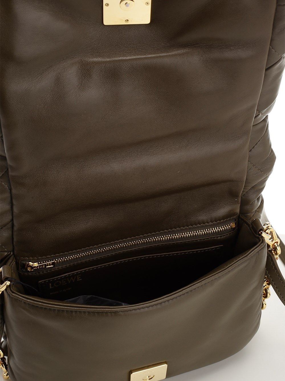 Goya Puffer Shoulder Bags Green - 4