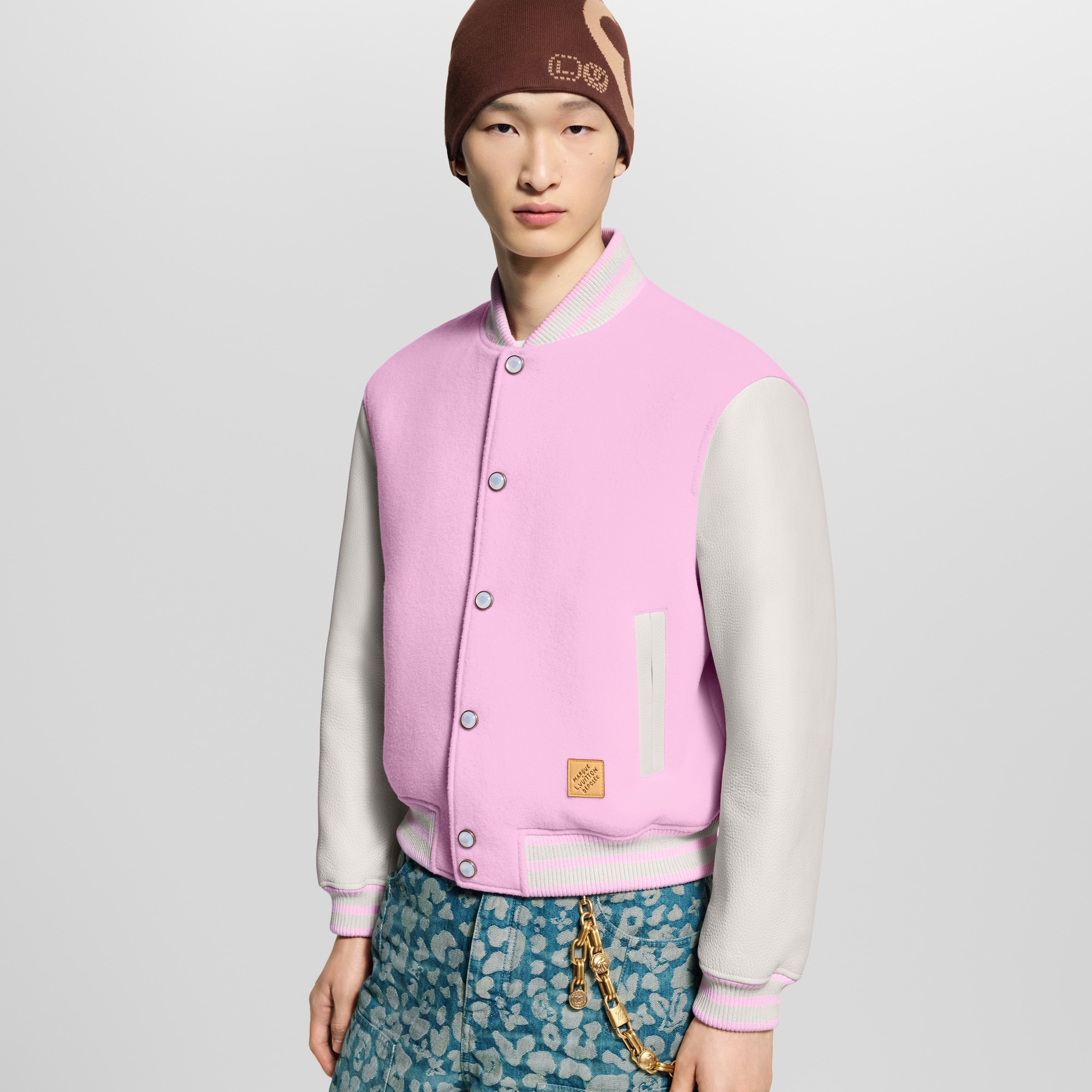 Signature Leather Varsity Jacket - 2