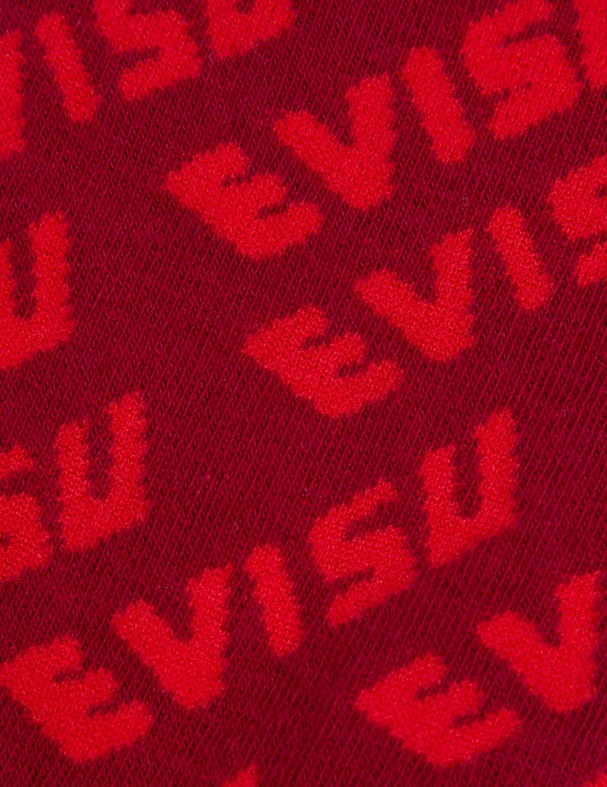 THREE-PACK LOGO JACQUARD LONG SOCKS - 19