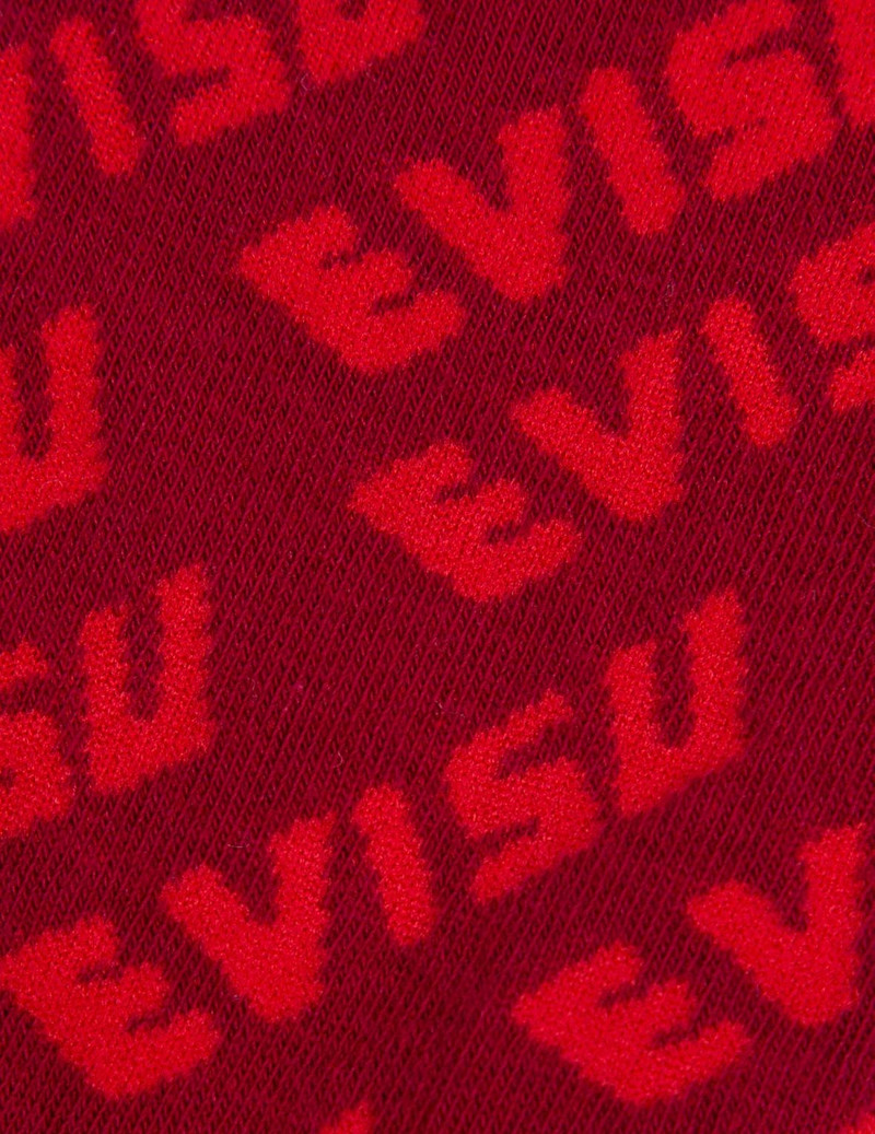 THREE-PACK LOGO JACQUARD LONG SOCKS 19