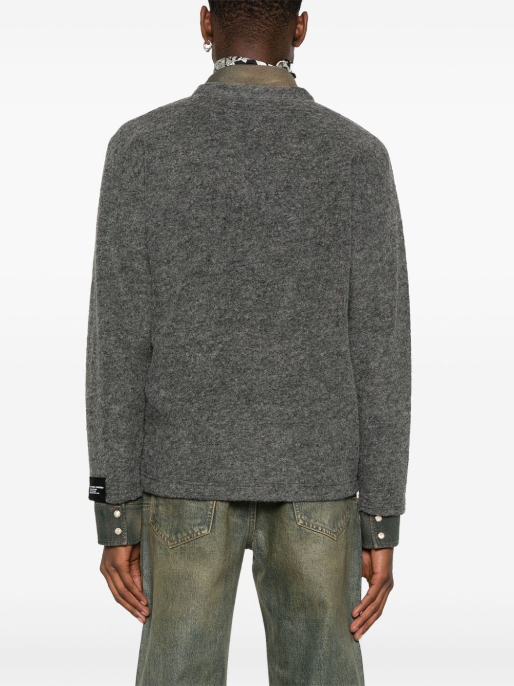 jersey cardigan - 4