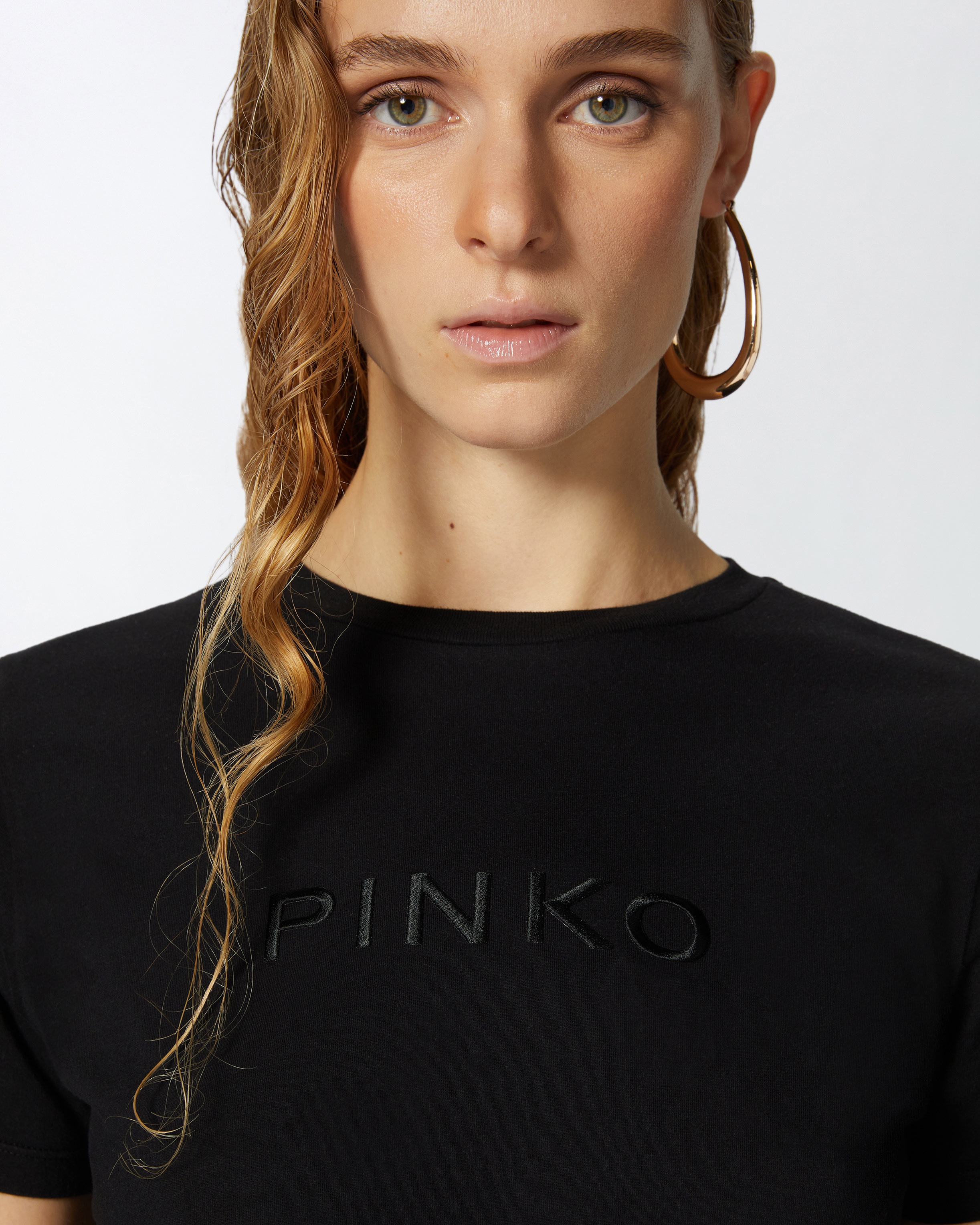 T-SHIRT EMBROIDERED LOGO EFFECT - 5