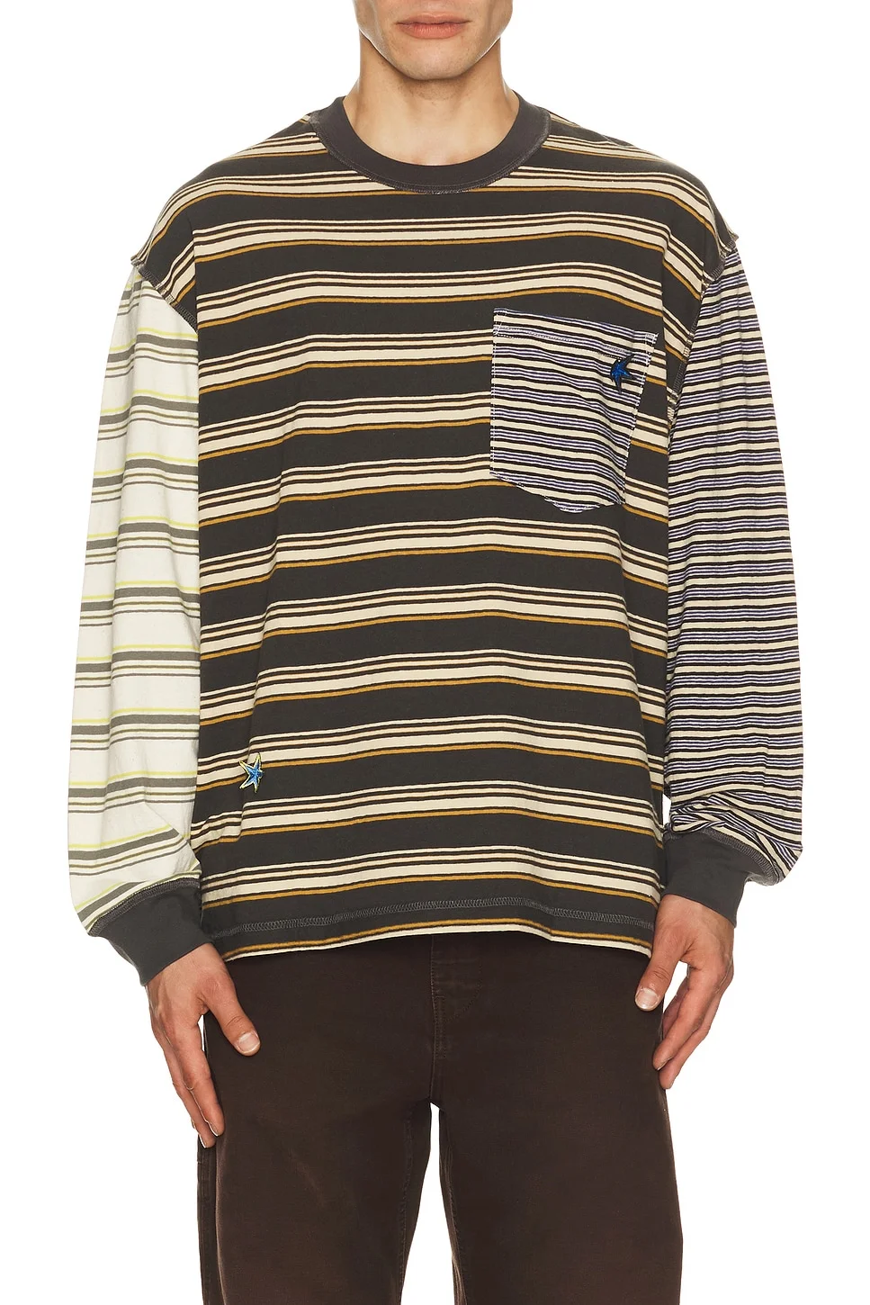 Oversized Crew Neck Pullover - 1