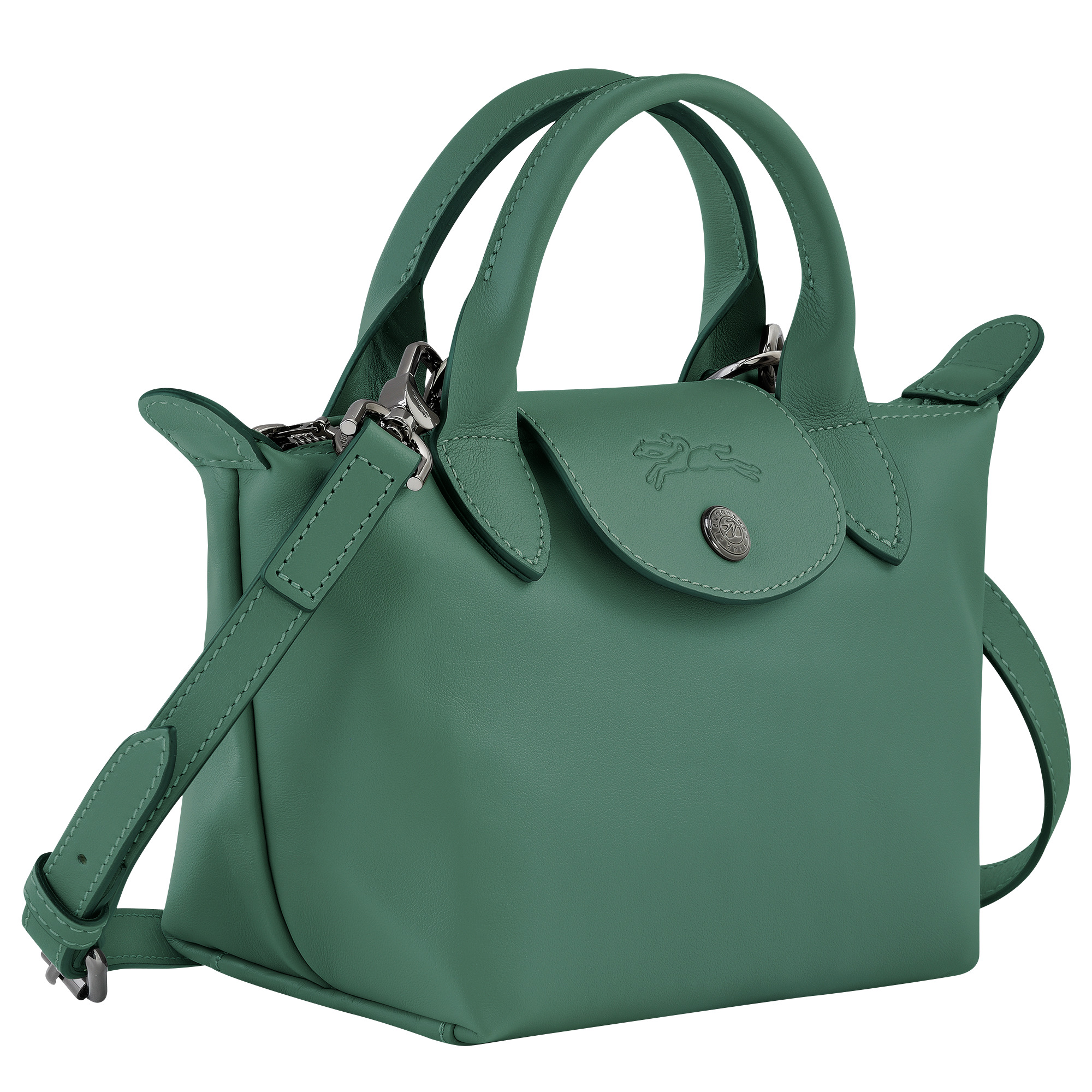 Le Pliage Xtra XS Handbag Sage - Leather - 3