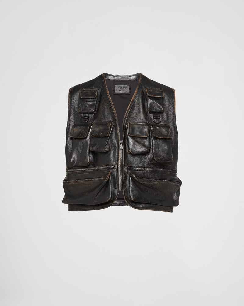 Leather vest 1