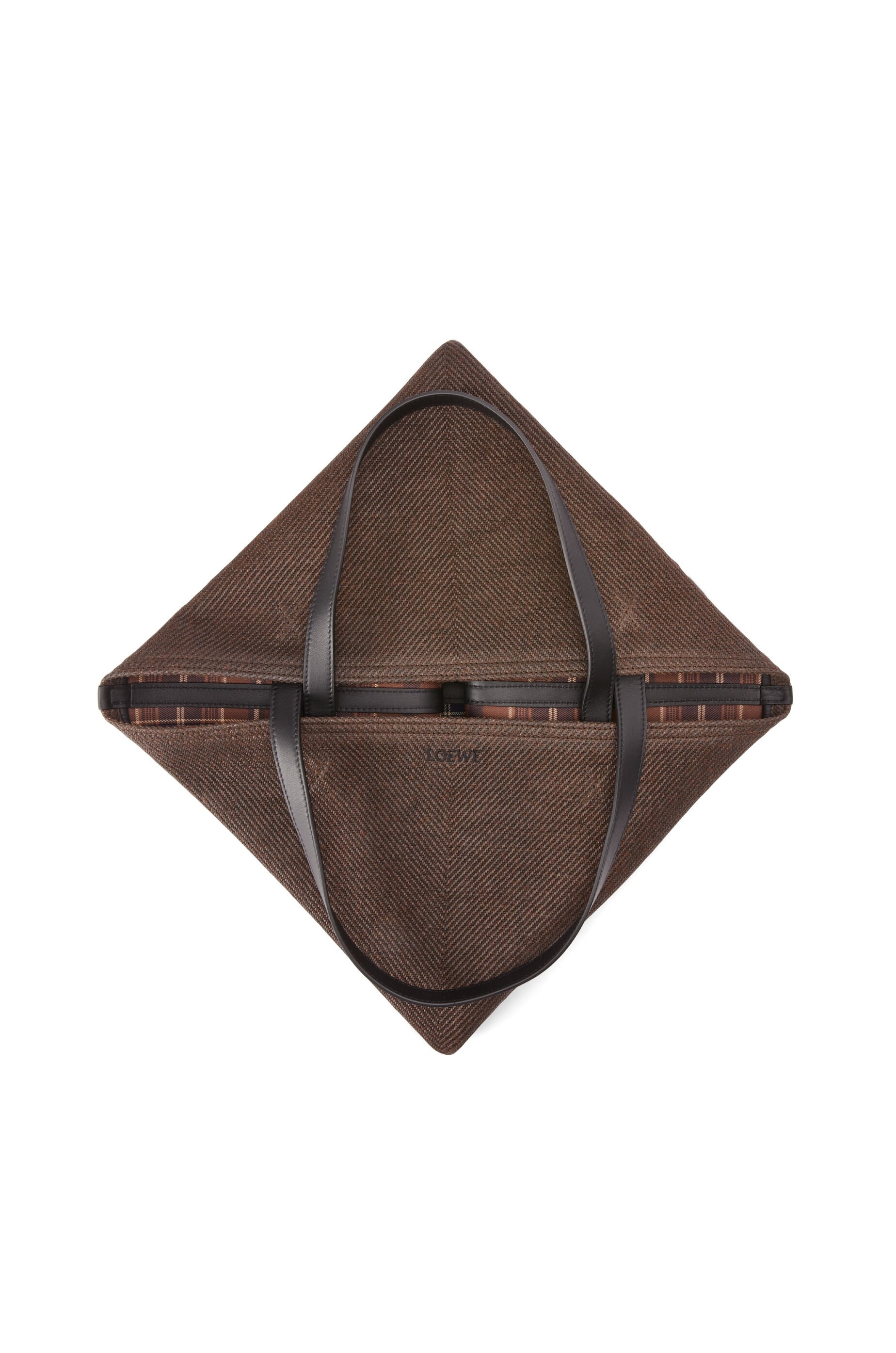 XL Puzzle Fold tote in waxed canvas - 6