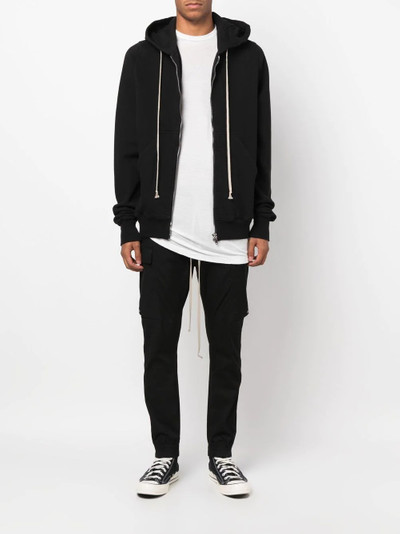 Rick Owens DRKSHDW zipped drawstring-hooded jacket outlook