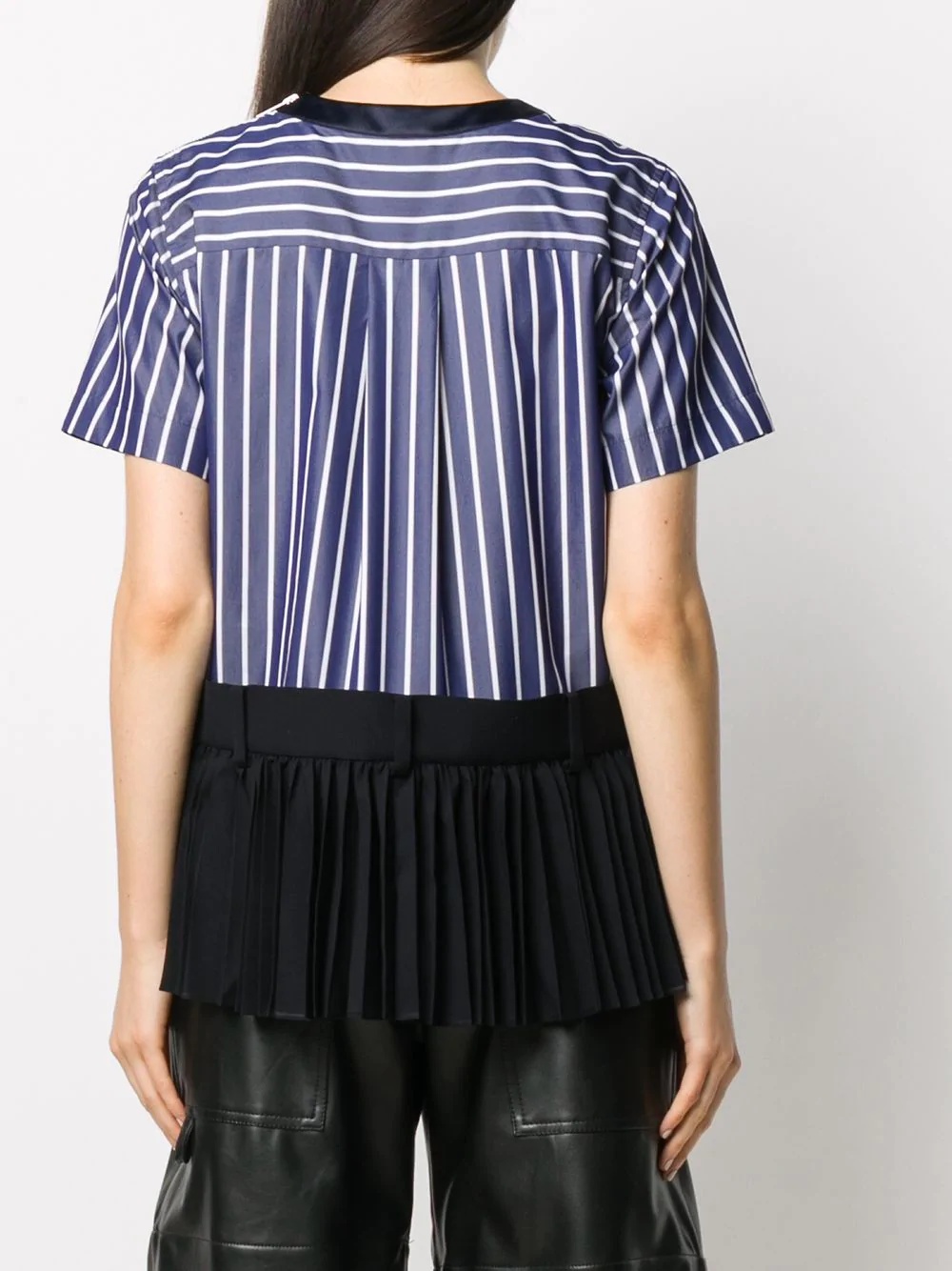 striped print T-shirt - 4