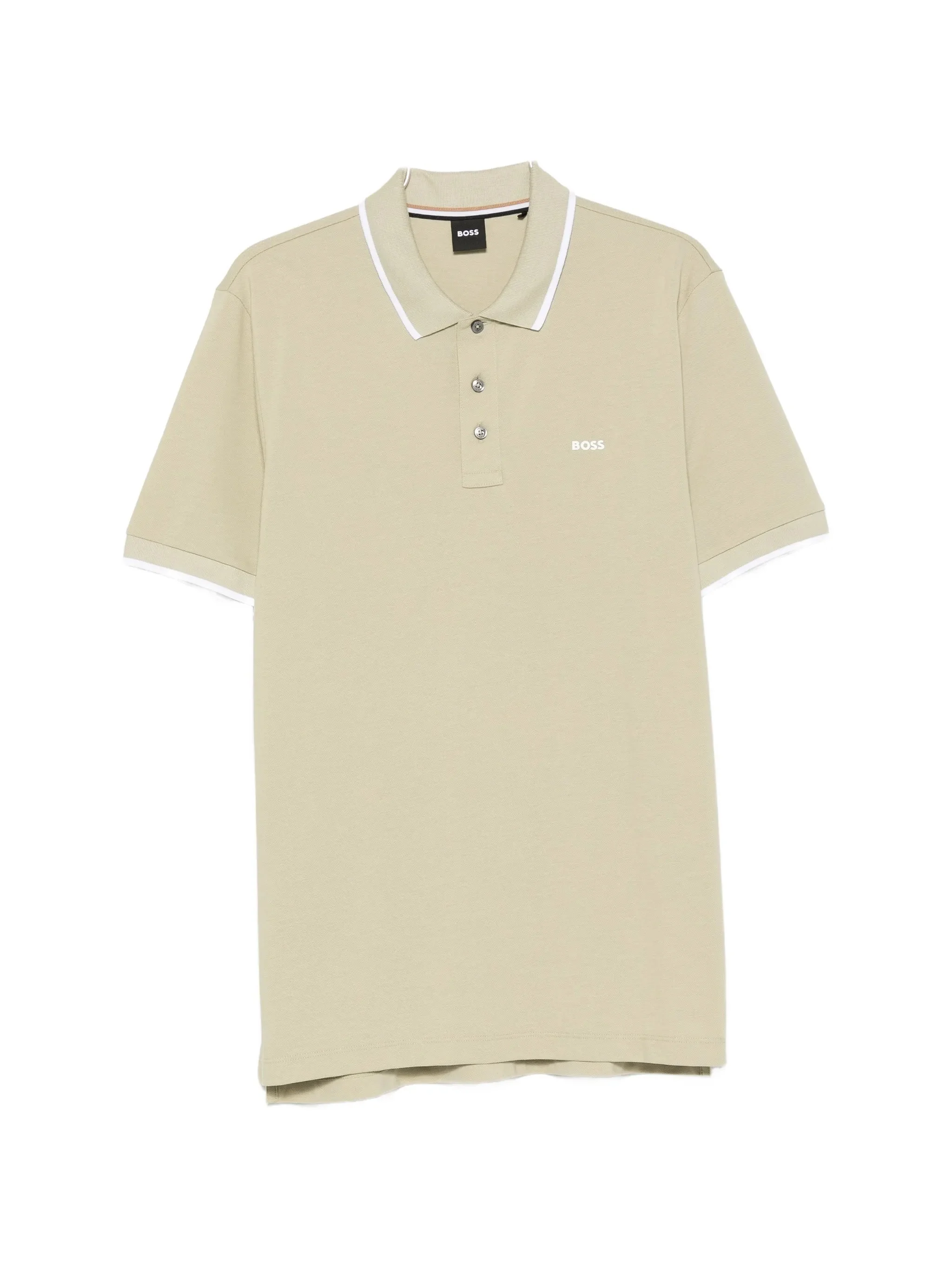 Boss Parlay 190 Logo-print Tipped Polo Shirt - 1