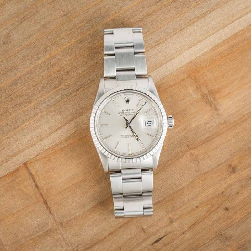 Rolex Datejust 16030 Silver Dial - 6