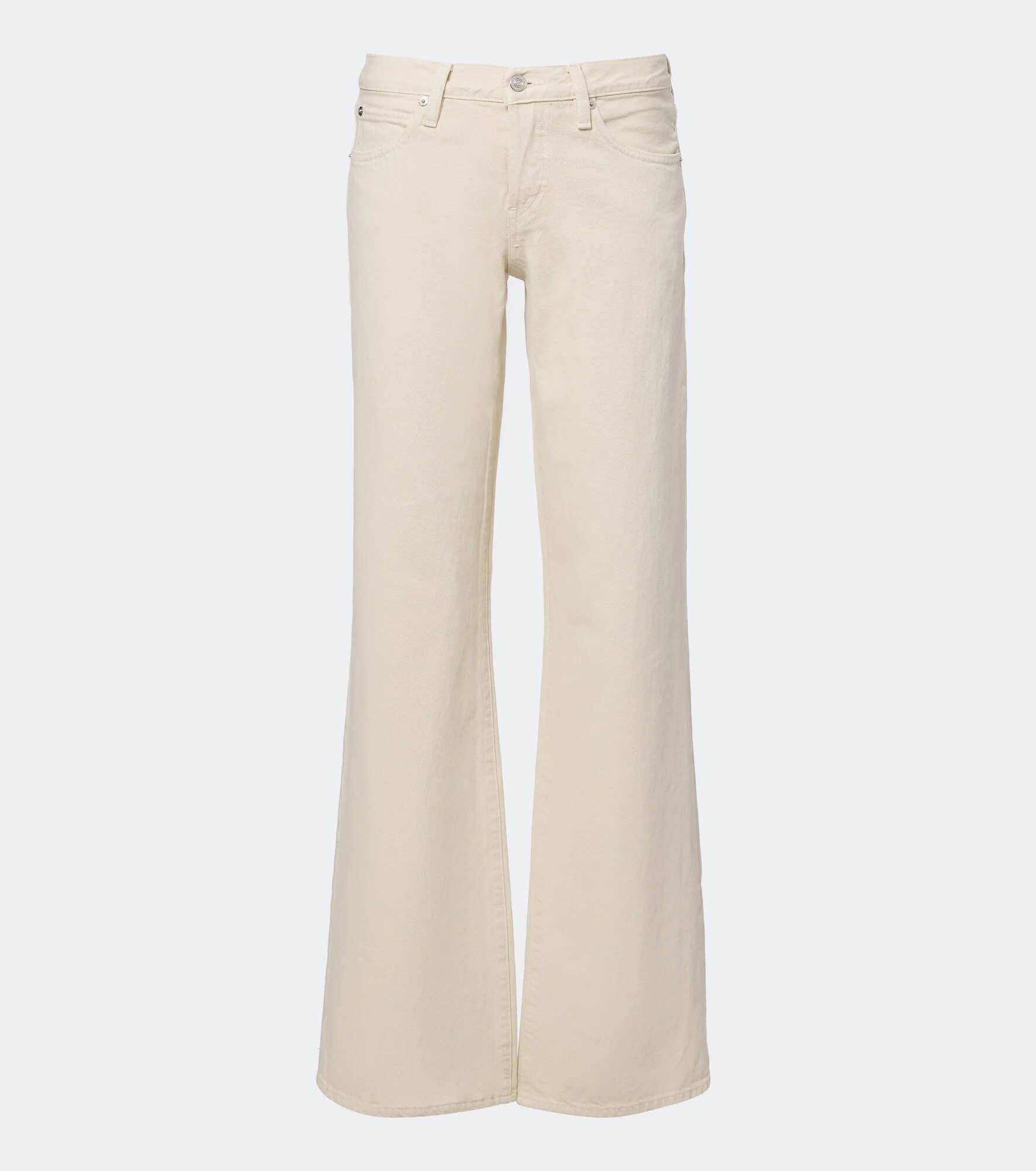 Gray wide-leg jeans - 1