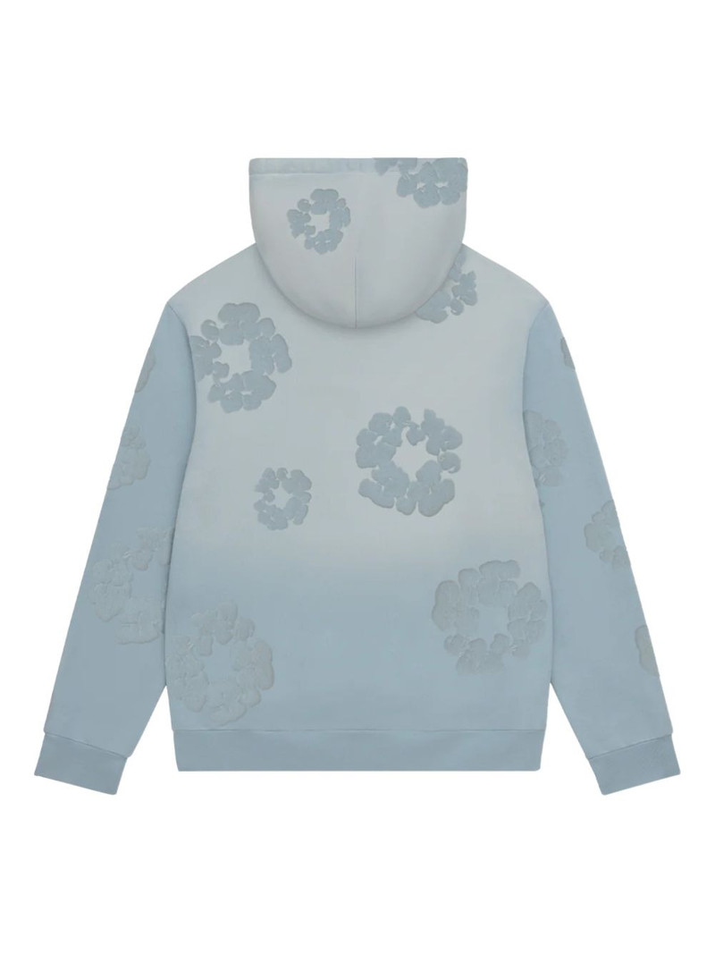 DENIM TEARS Faded Mono Cotton Wreath hoodie outlook