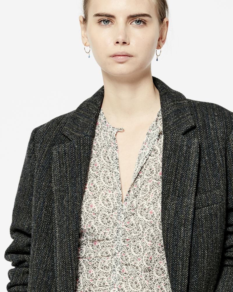 Isabel Marant Étoile CHARLYNE WOOL JACKET | REVERSIBLE