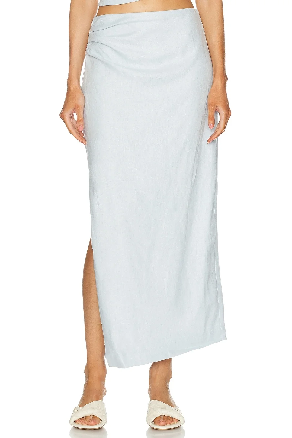 Iris Asymmetric Midi Skirt - 1