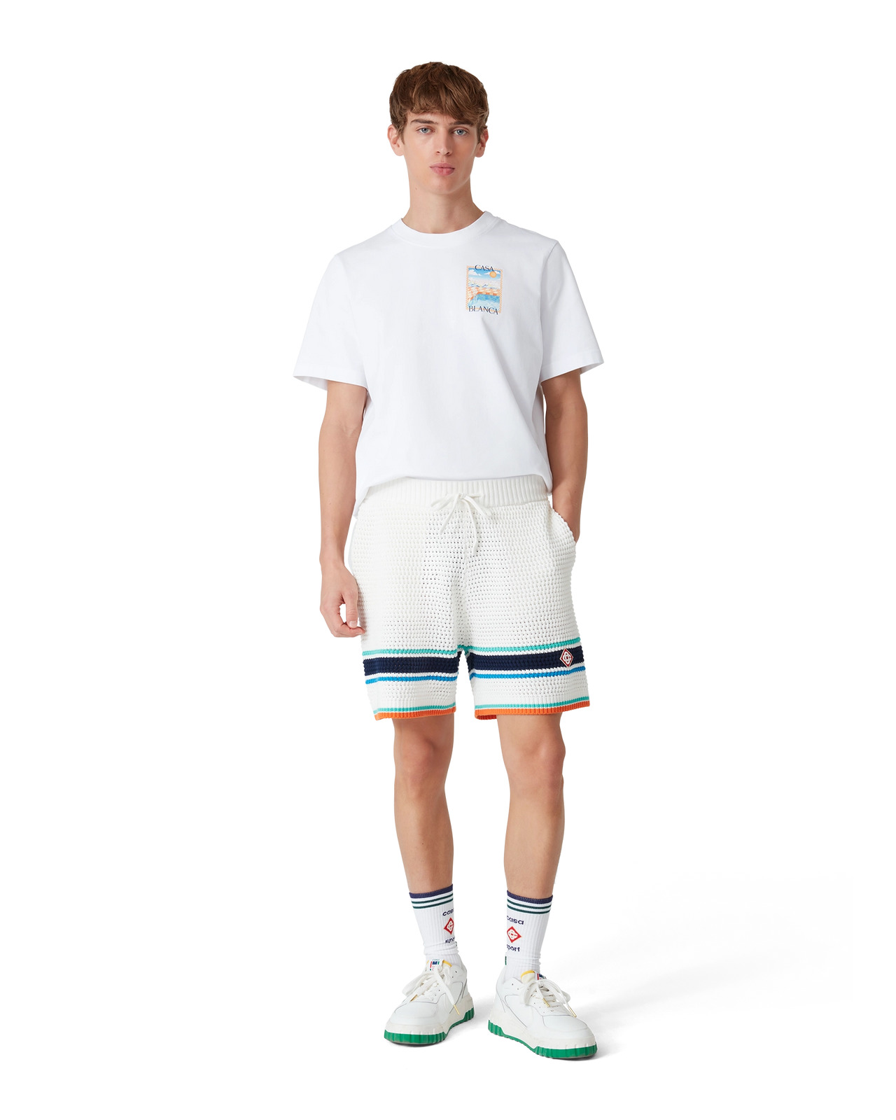 Crochet Tennis Shorts | Casablanca Paris - 2