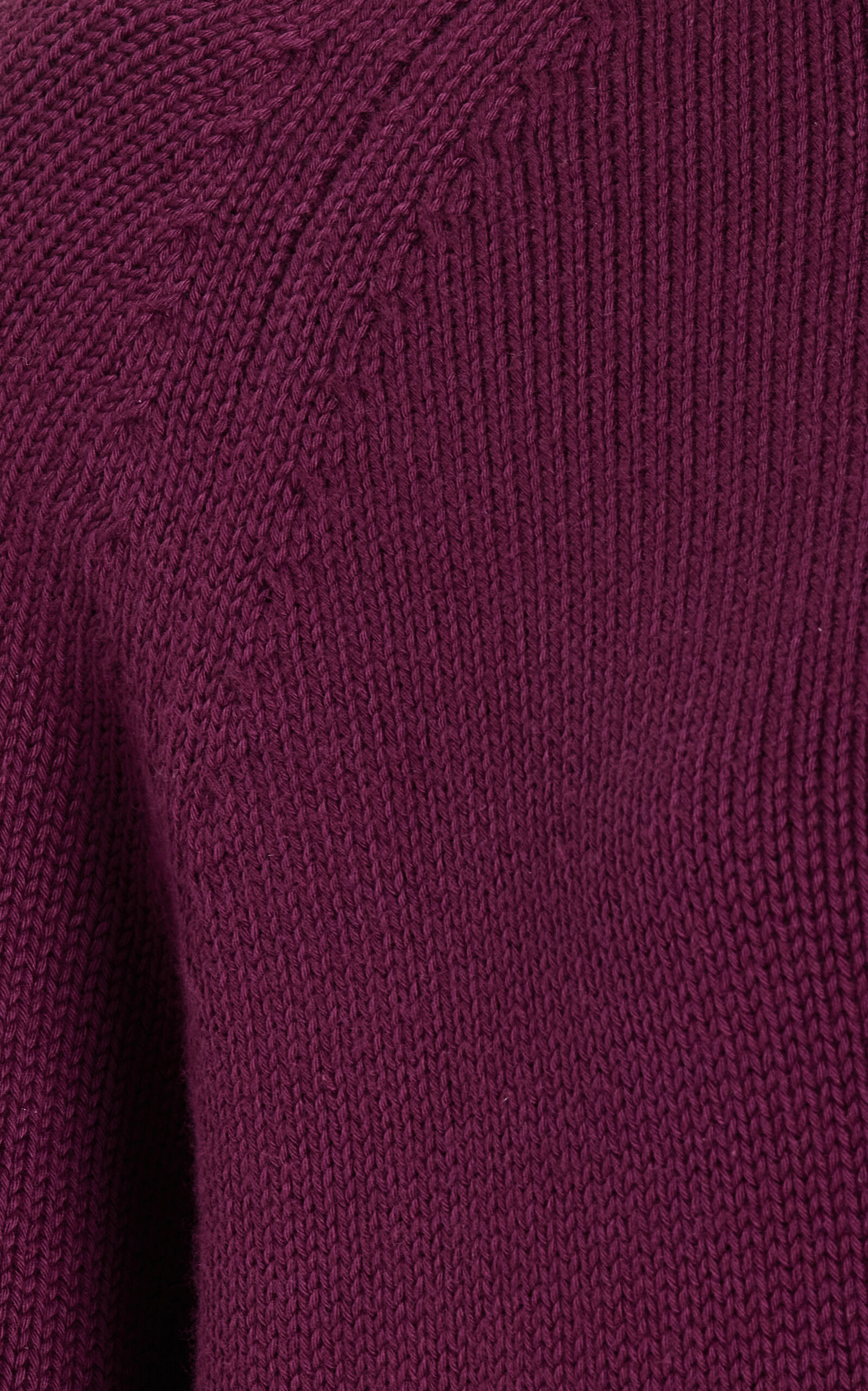 Exclusive Cotton Sweater burgundy - 5