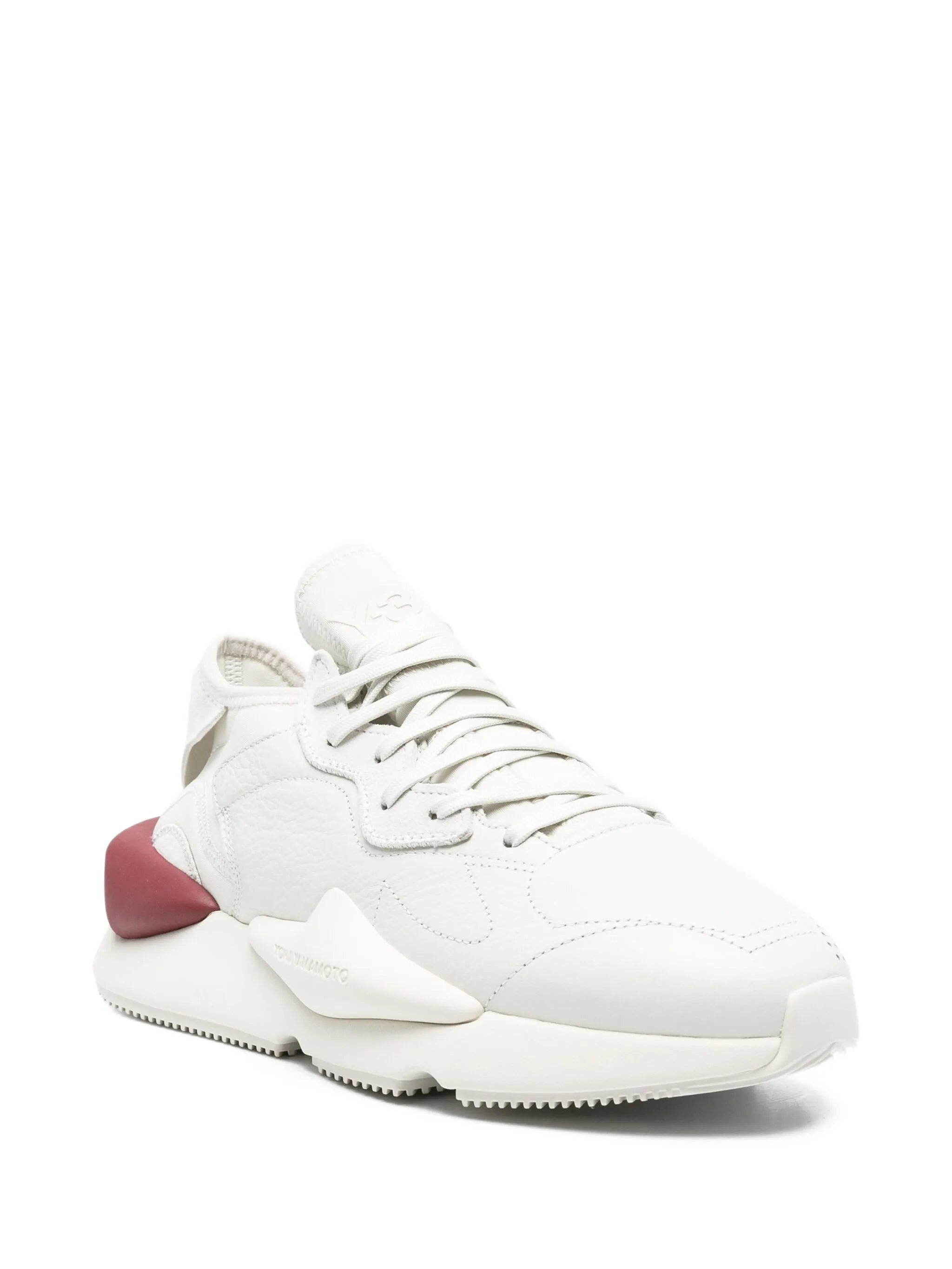 Y-3 Kaya Leather-panelled Sneakers - 4