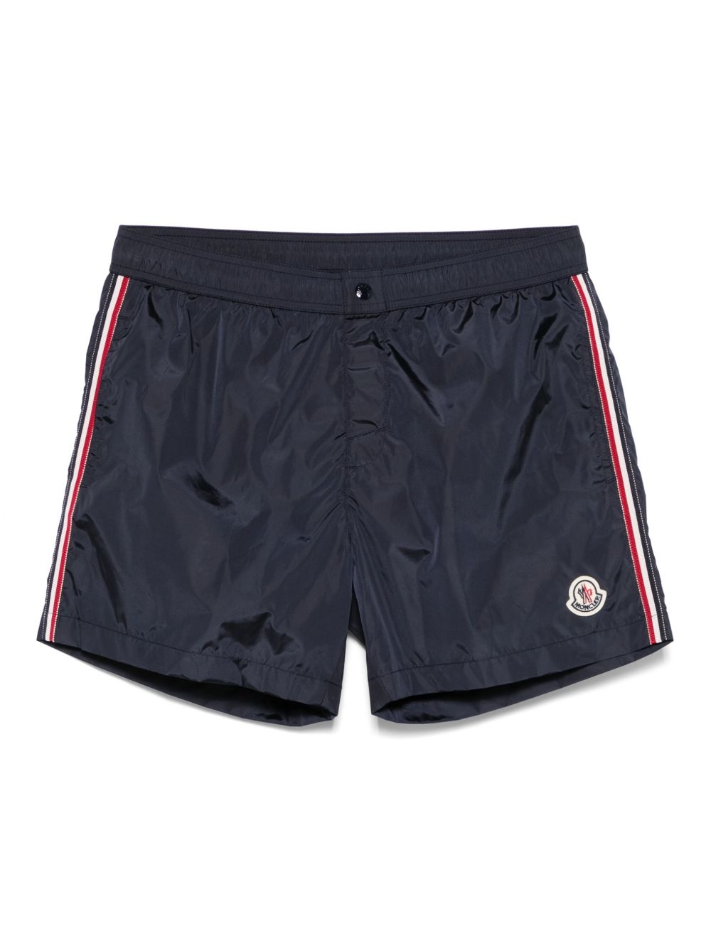 stripe-detail swim shorts - 1